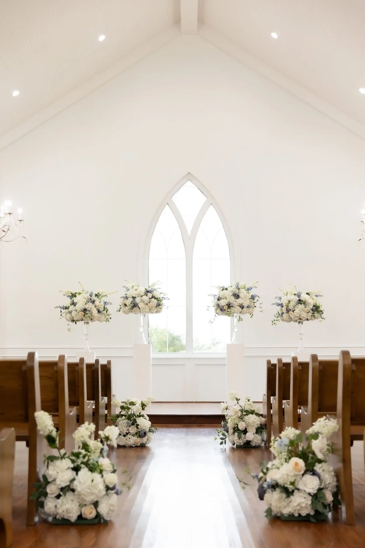 Wedding floral package 1 – aisle and ceremony décor by Sherpa's Floral Rentals