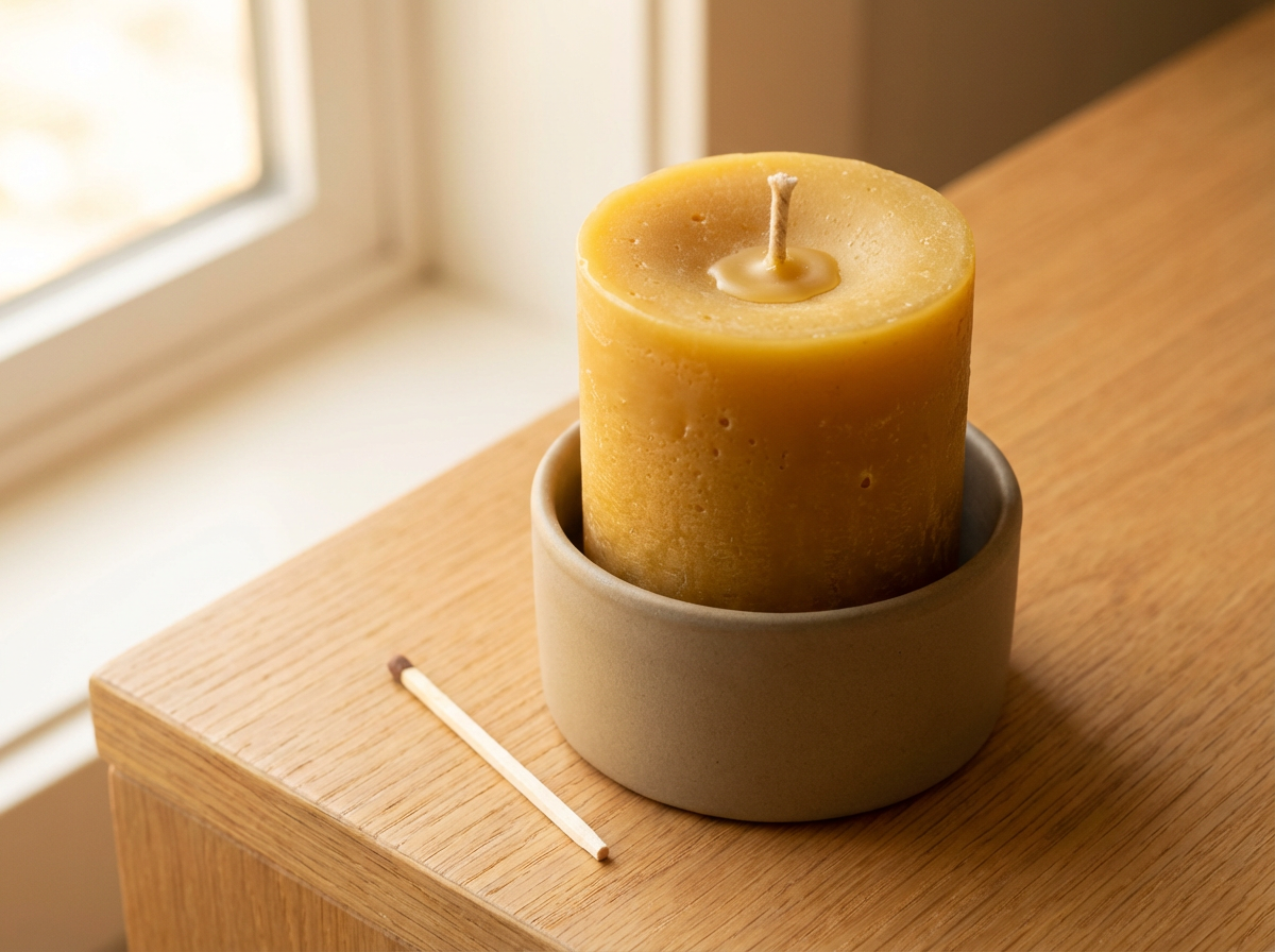 Beeswax Candle