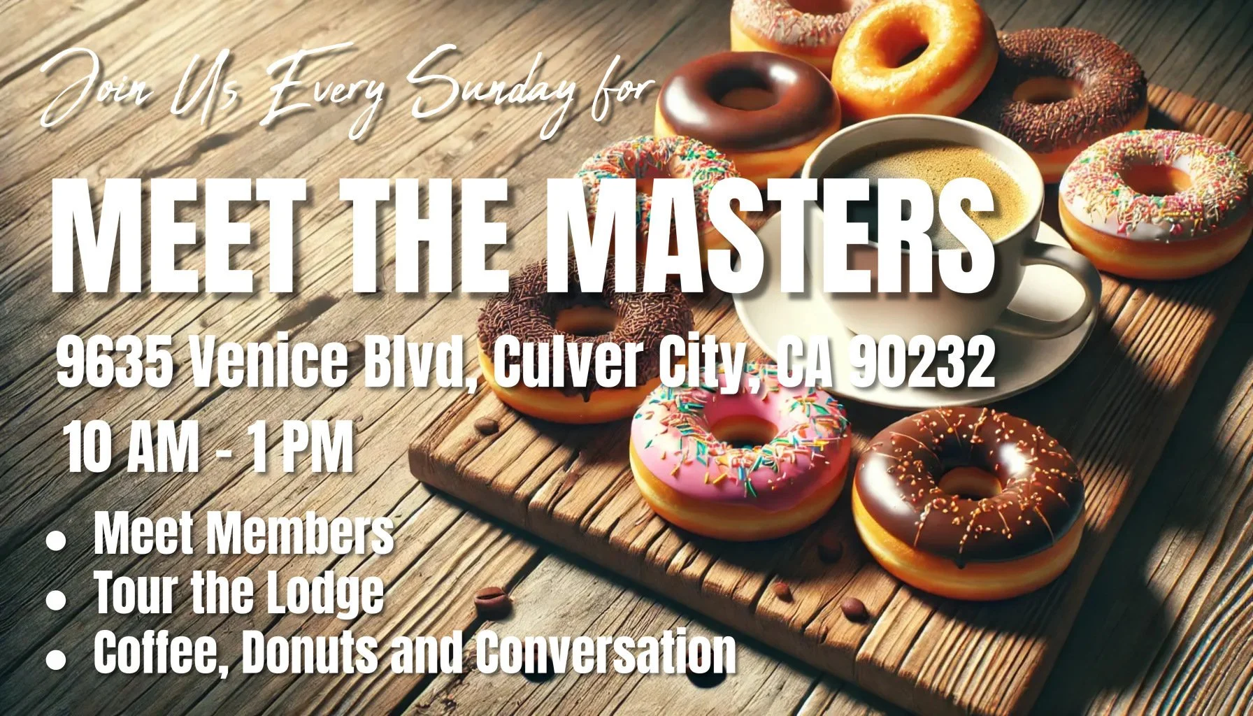 Meet the Masters flyer