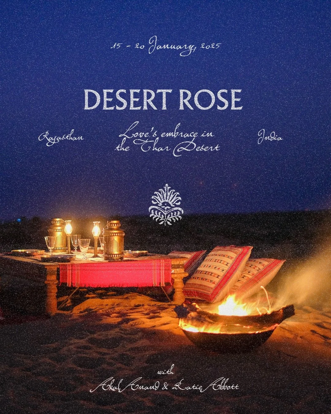 Desert Rose- Join us for a magical retreat in Rajasthan, India in January 2025