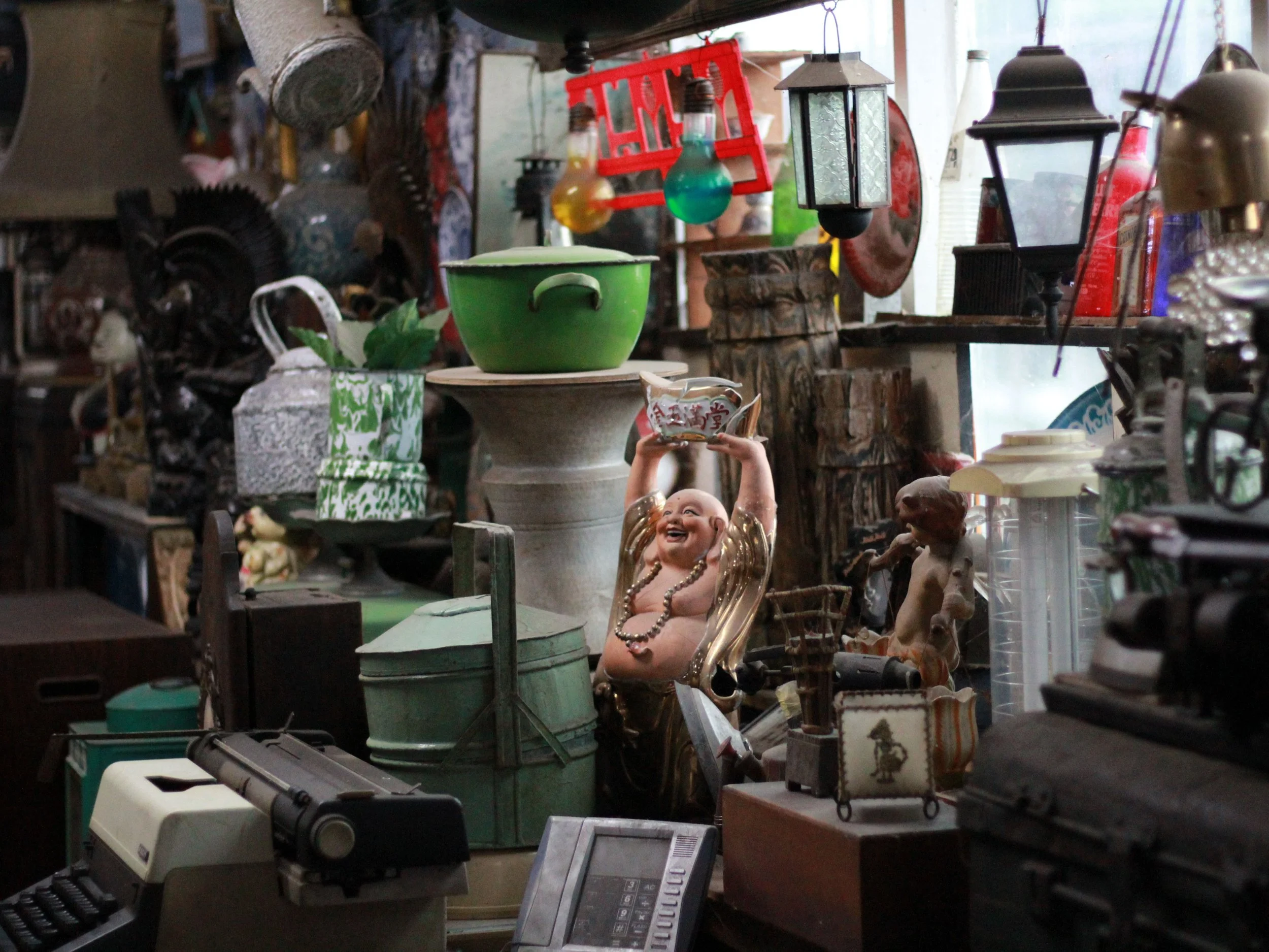 Garage filled with junk ready for removal
