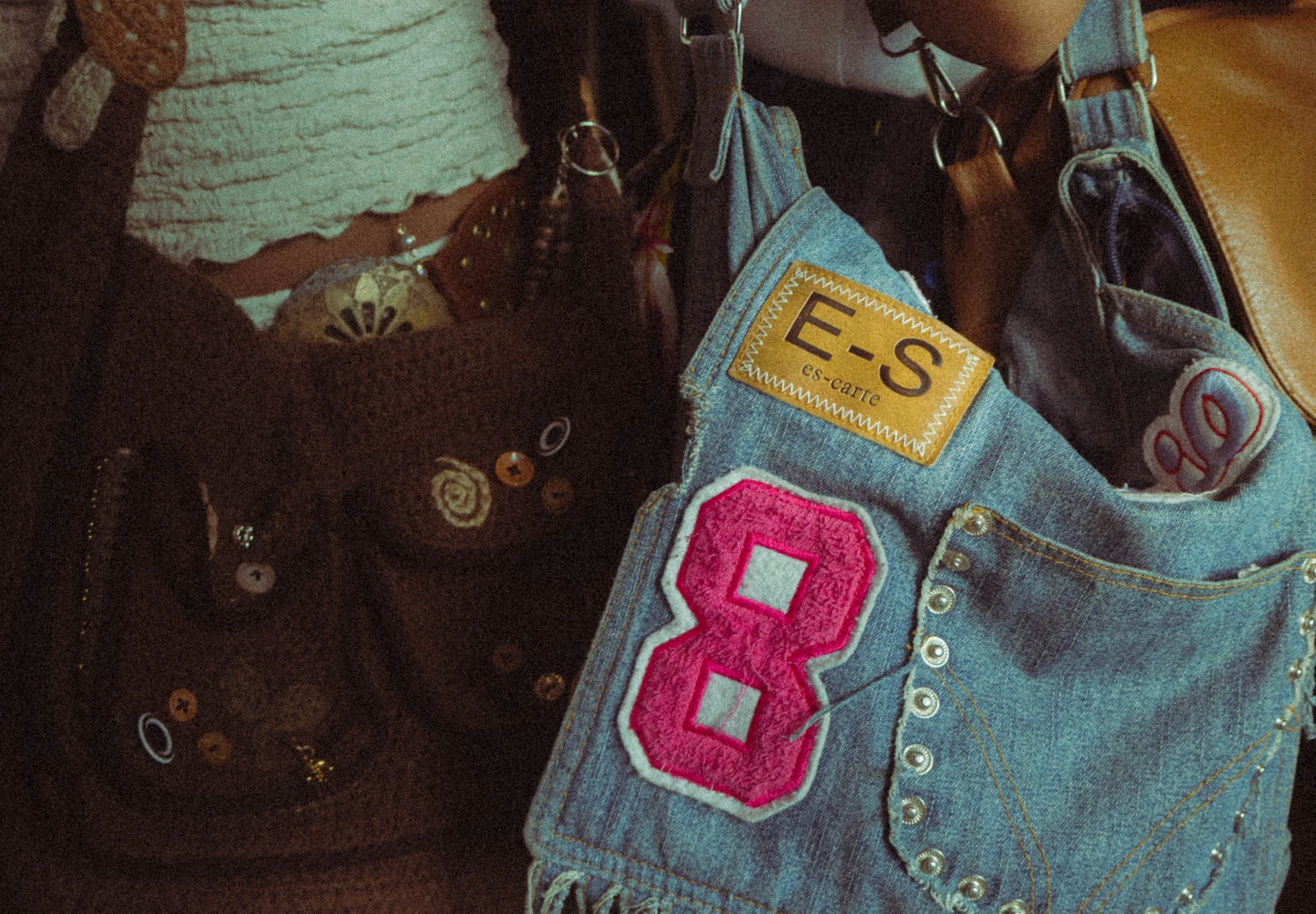 An editorial product photograph of two women's bags taken by Kim Kambinda in Windhoek, Namibia.