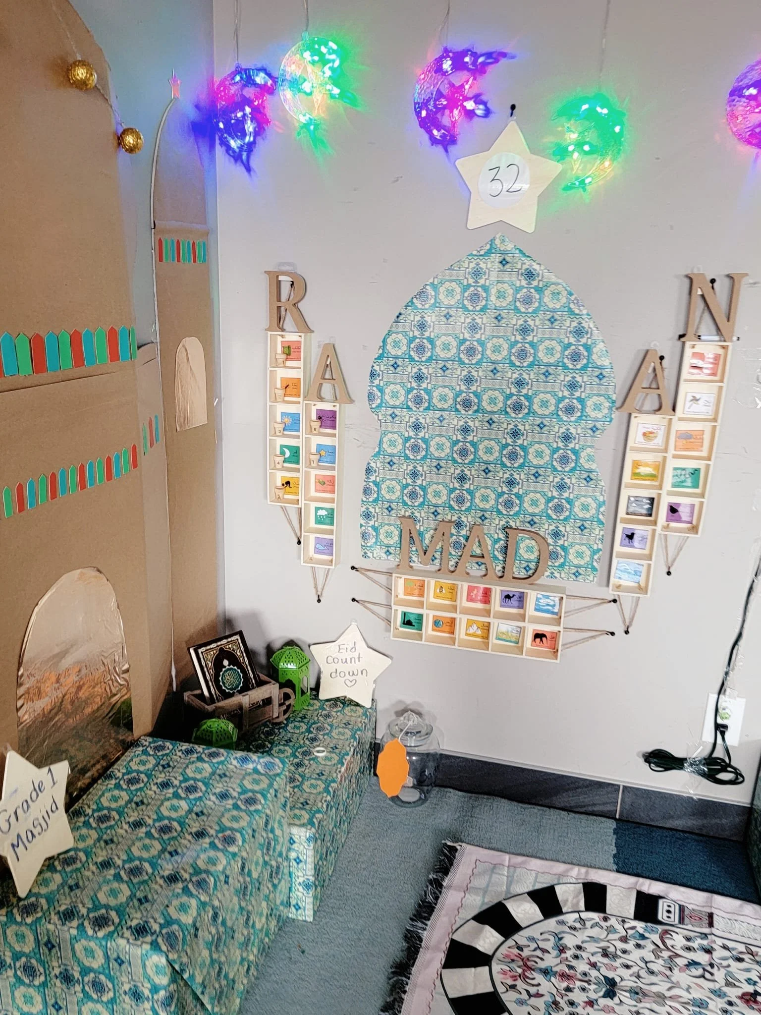 Islamic reading corner during Ramadan at Tarbiyah Learning Academy