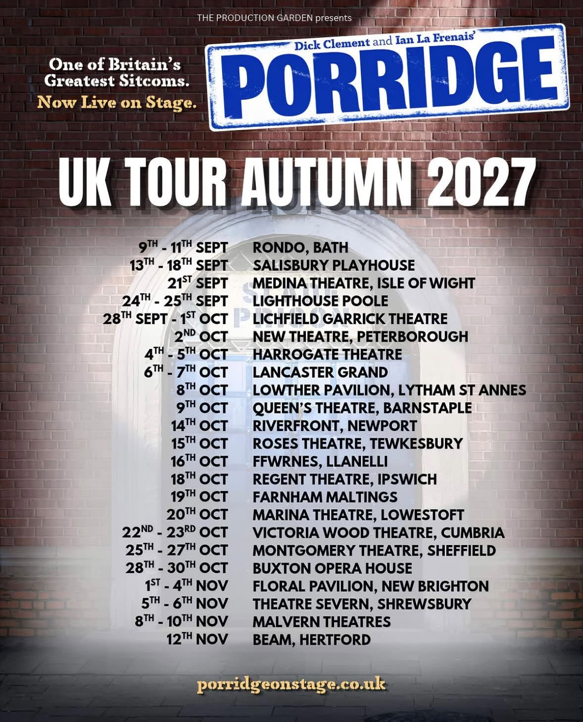 Porridge 2027