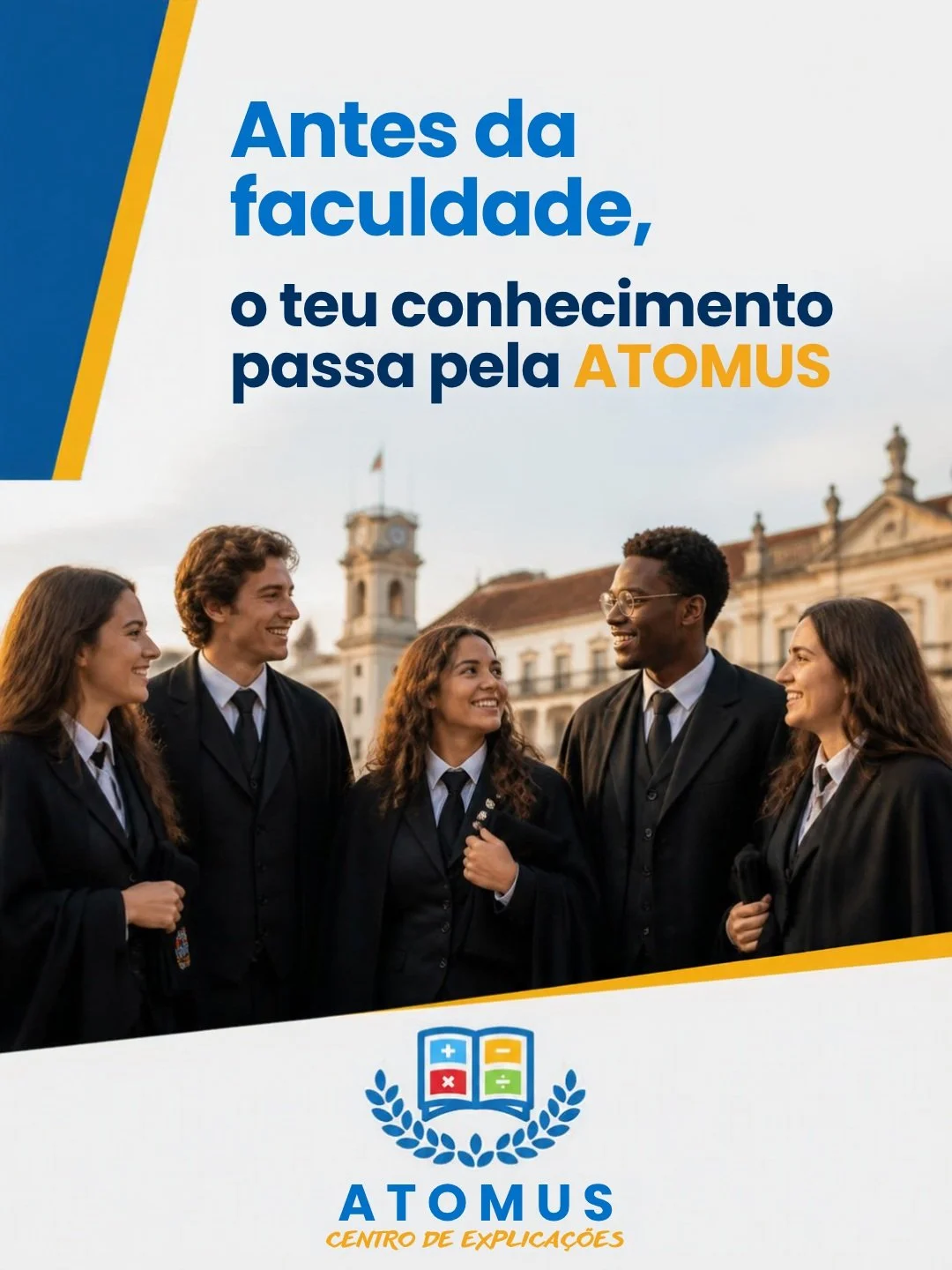 A faculdade &eacute; uma meta ating&iacute;vel desde que ultrapasses os pequenos obst&aacute;culos que s&atilde;o postos no teu caminho! 💪🏼