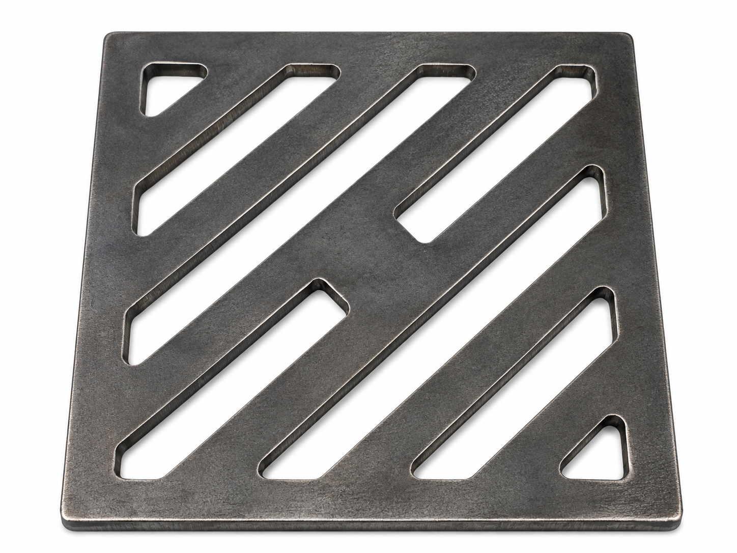 140mm Square Steel Drain Cover – Heavy Duty 6mm S275 Mild Steel