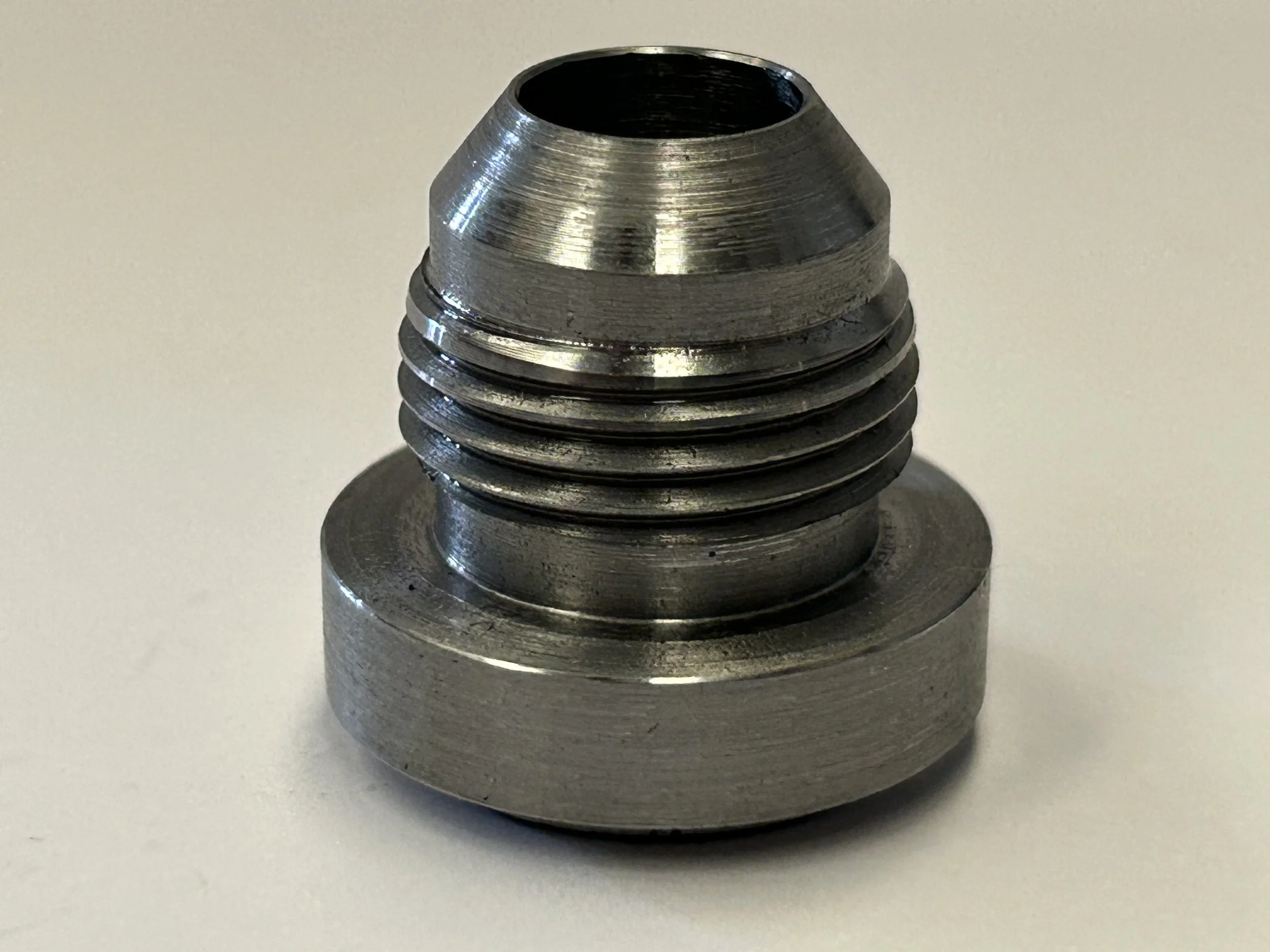 AN-10 EN8 Medium Carbon Steel Weld On Male Hose Fitting Bung