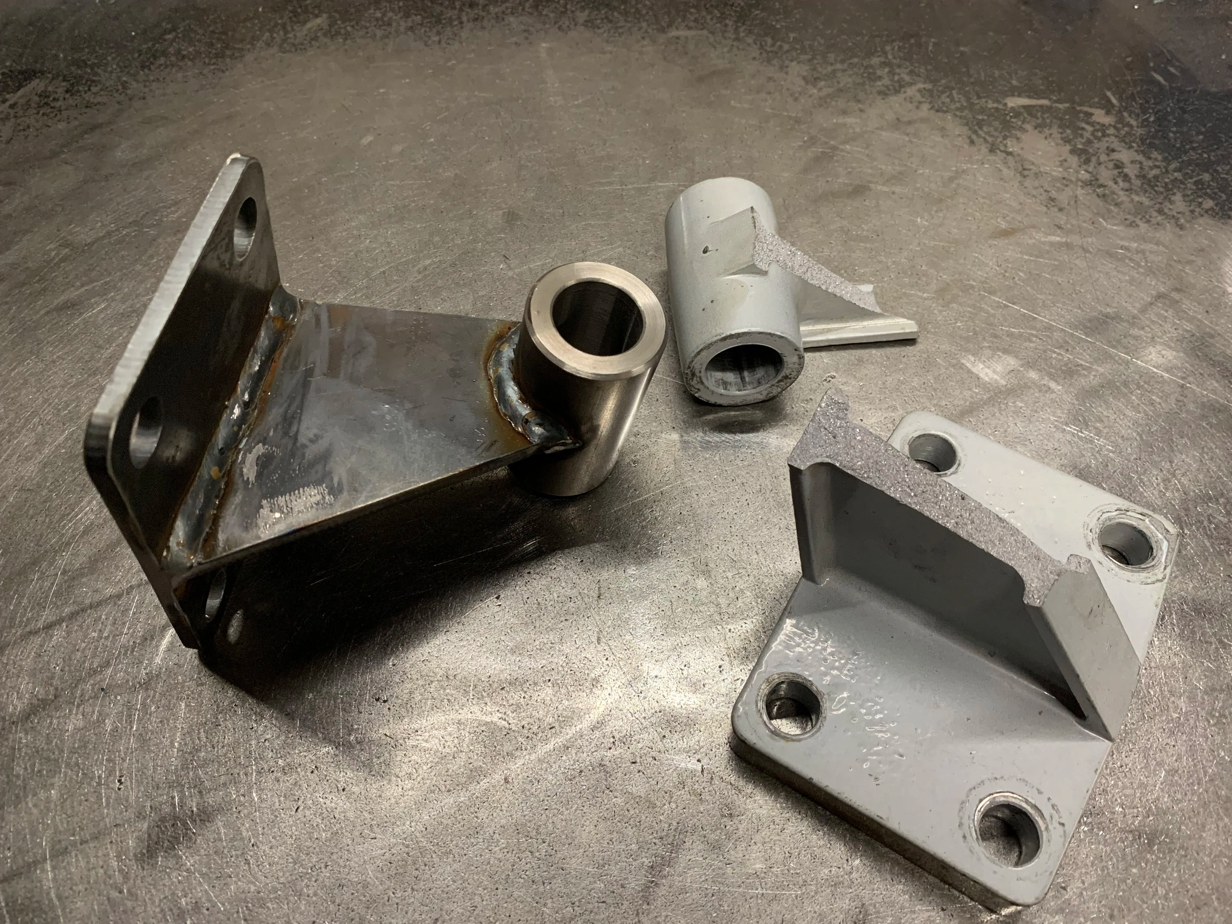 plasma cut and turned parts for a broken cast aluminium housing replacement