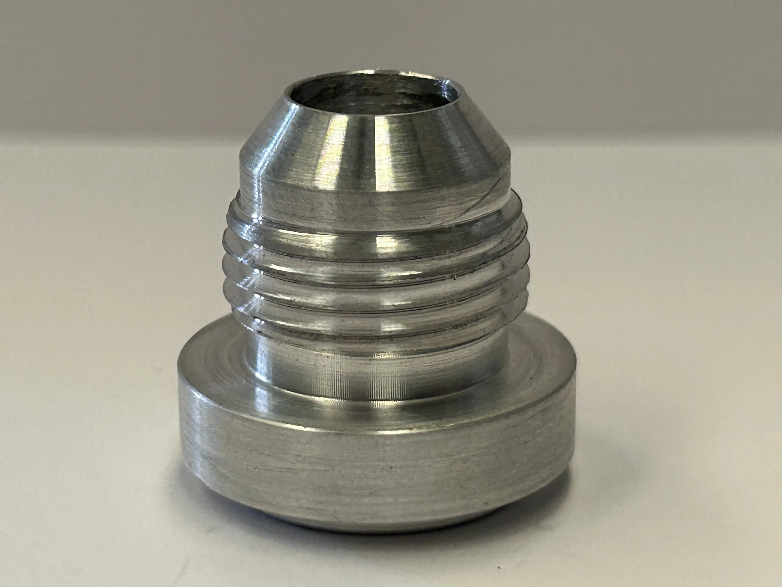AN-10 6082 T6 Aluminium Weld On Male Hose Fitting Bung
