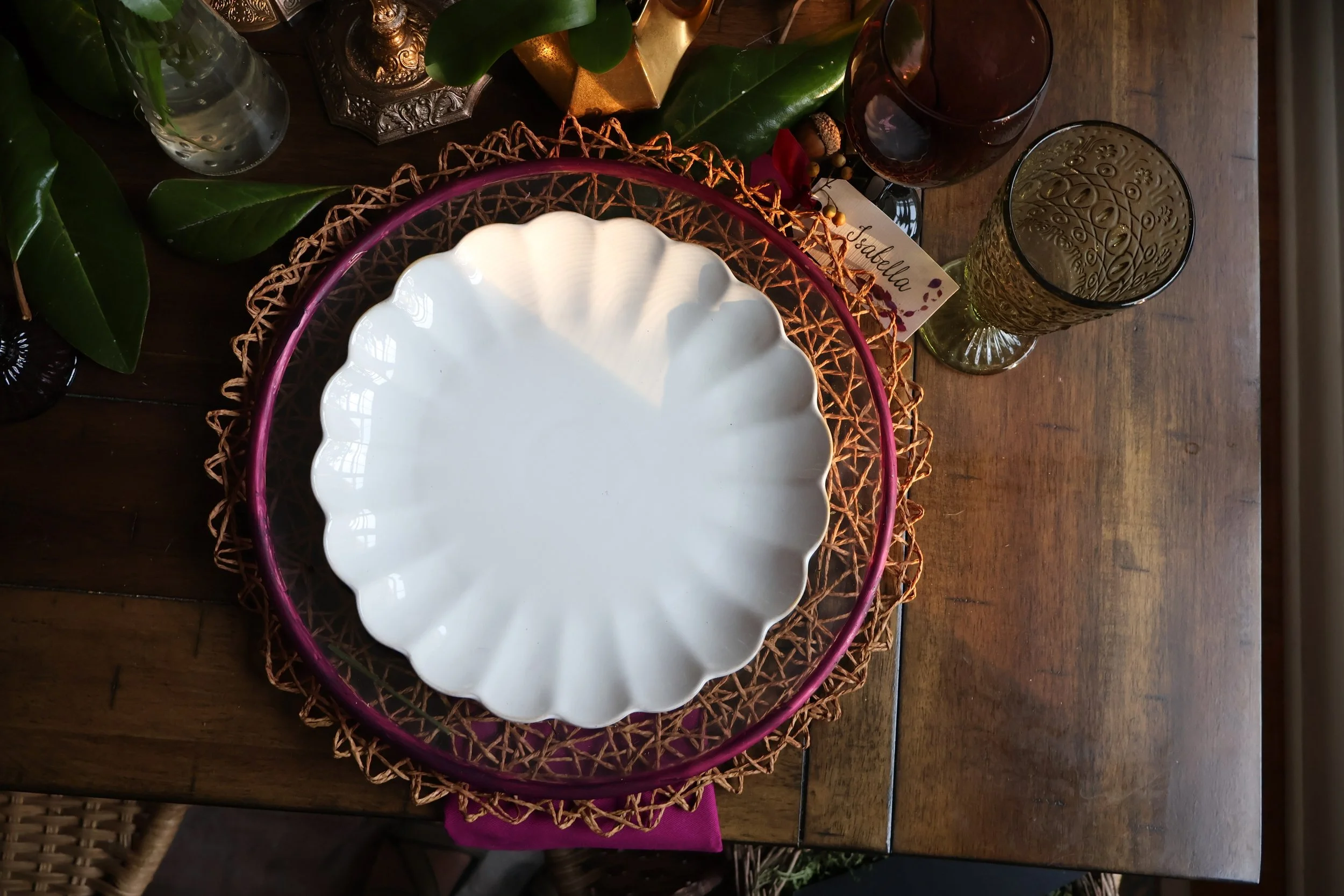 Scalloped Plate