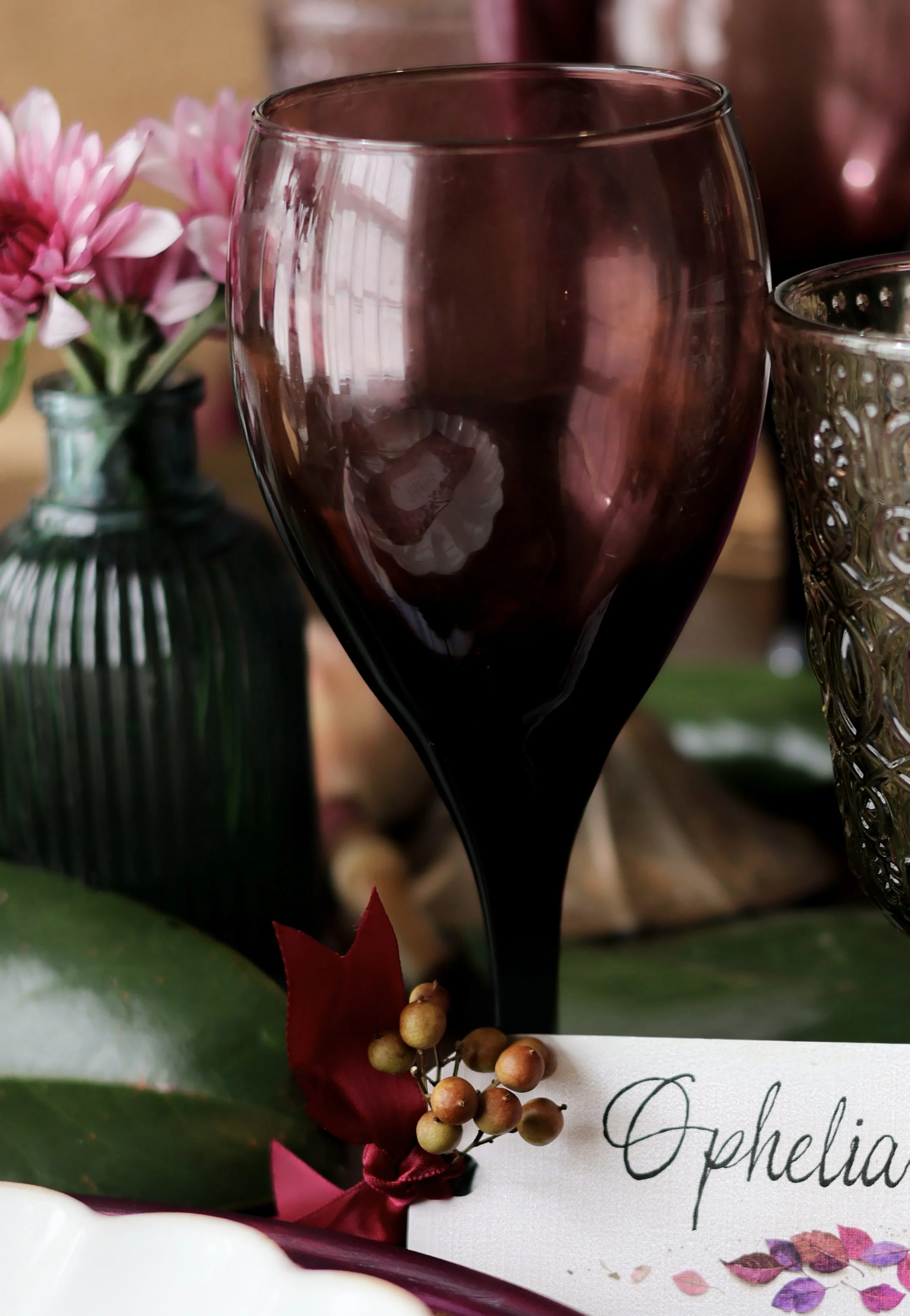 Plum Wine Glass (Similar)