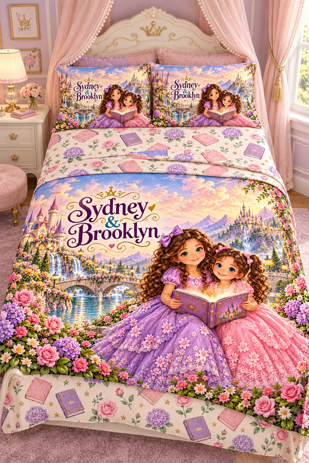 Sydney & Brooklyn Comforter w/Two Pillow Cases