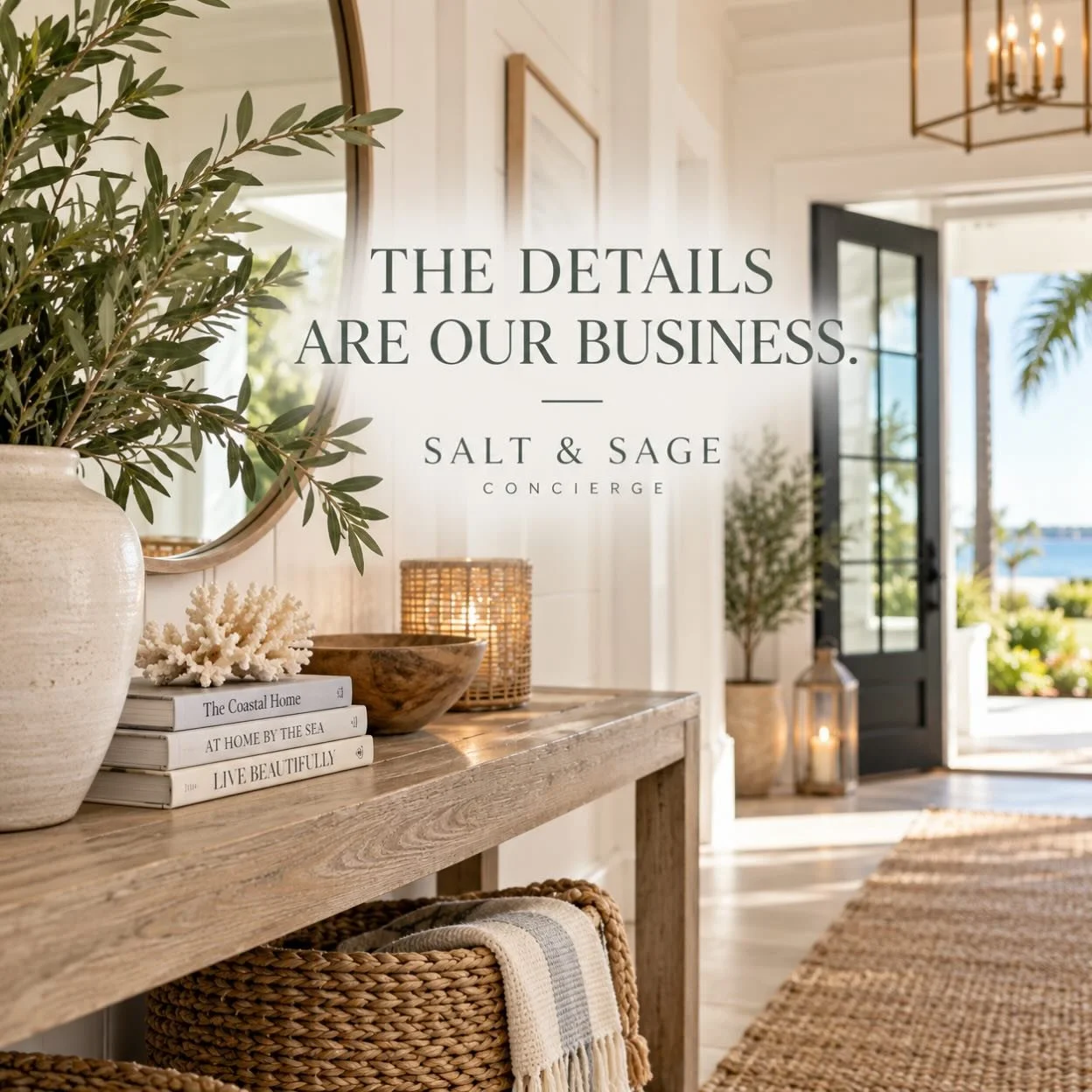 ✨ The details are our business. 🌿

It&rsquo;s the little things that make the biggest difference.

From stocking essentials and preparing properties for guests to coordinating vendors, managing maintenance, and handling the unexpected &mdash; Salt &