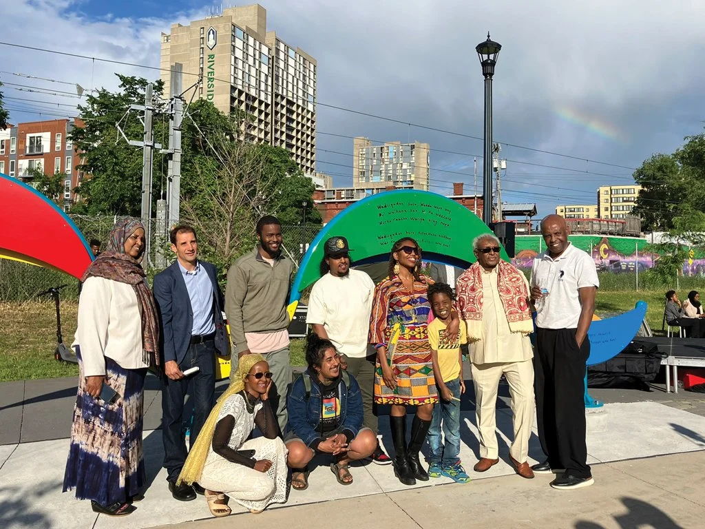 A public art sculpture and community building project