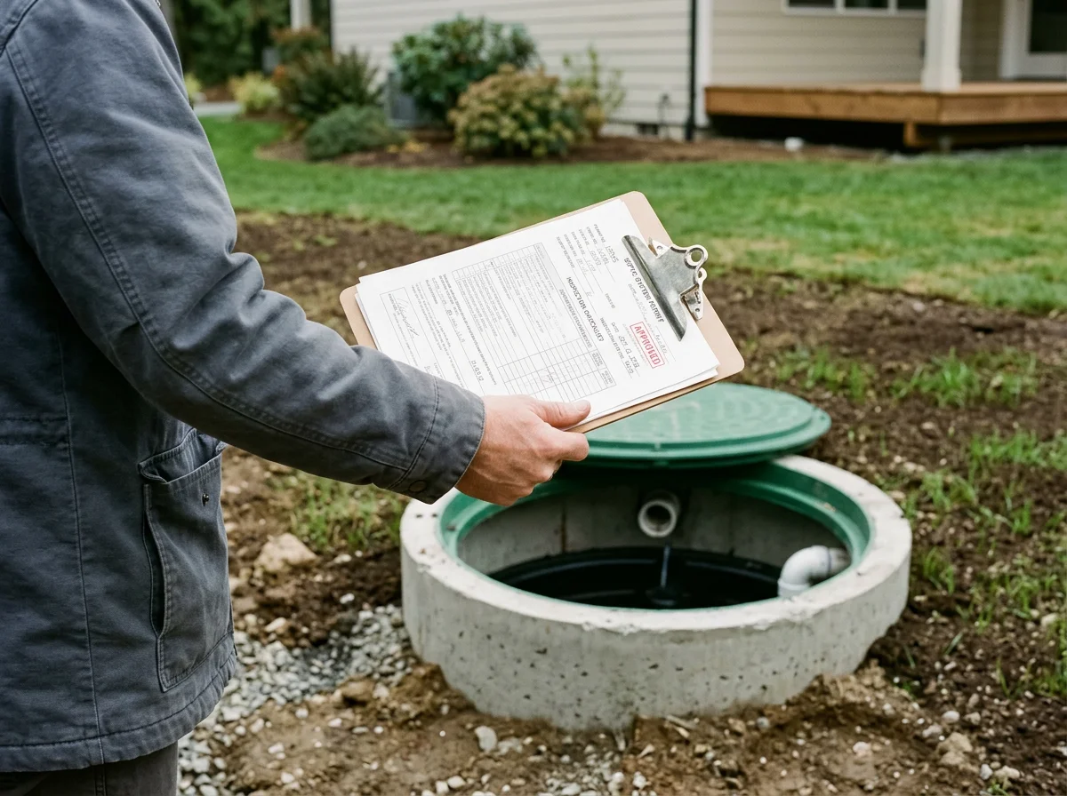 Idaho Septic permit and percolation test.