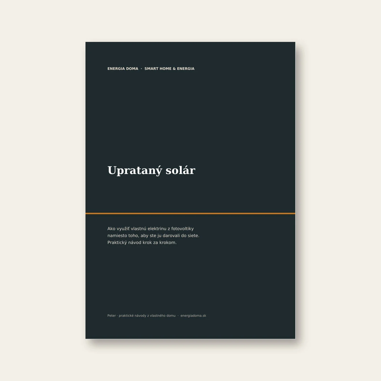 Uprataný solár – návod (PDF)