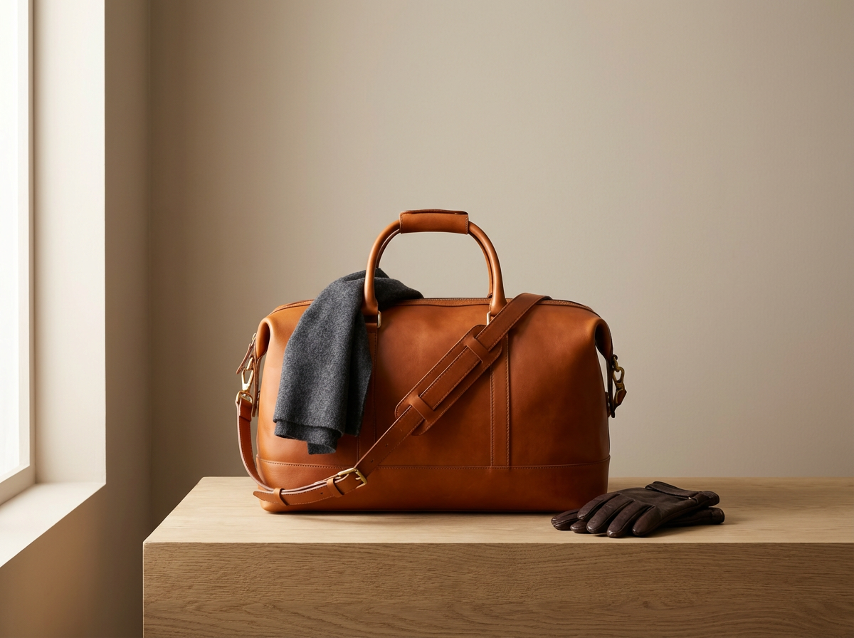 Leather Weekender Bag