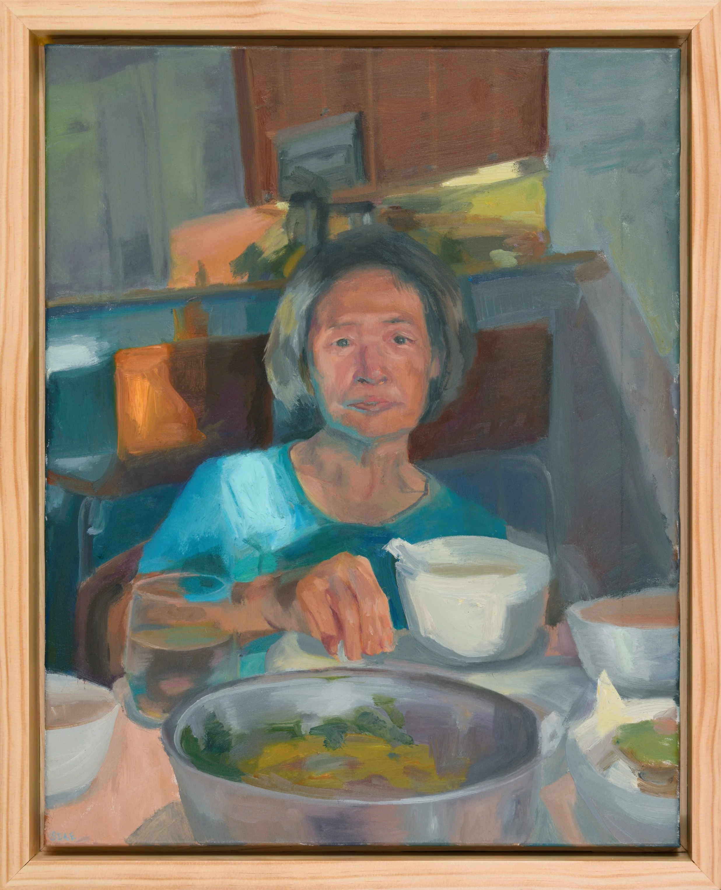Lunch with Halmeoni 할머니 -
In the beginning of 2021, my grandmother, mother, stepfather, fiancé and I were all living under
the same roof. This might sound unusual to some but in Hawai’i it’s very common. It wasn’t
always easy but I feel fortunate I w