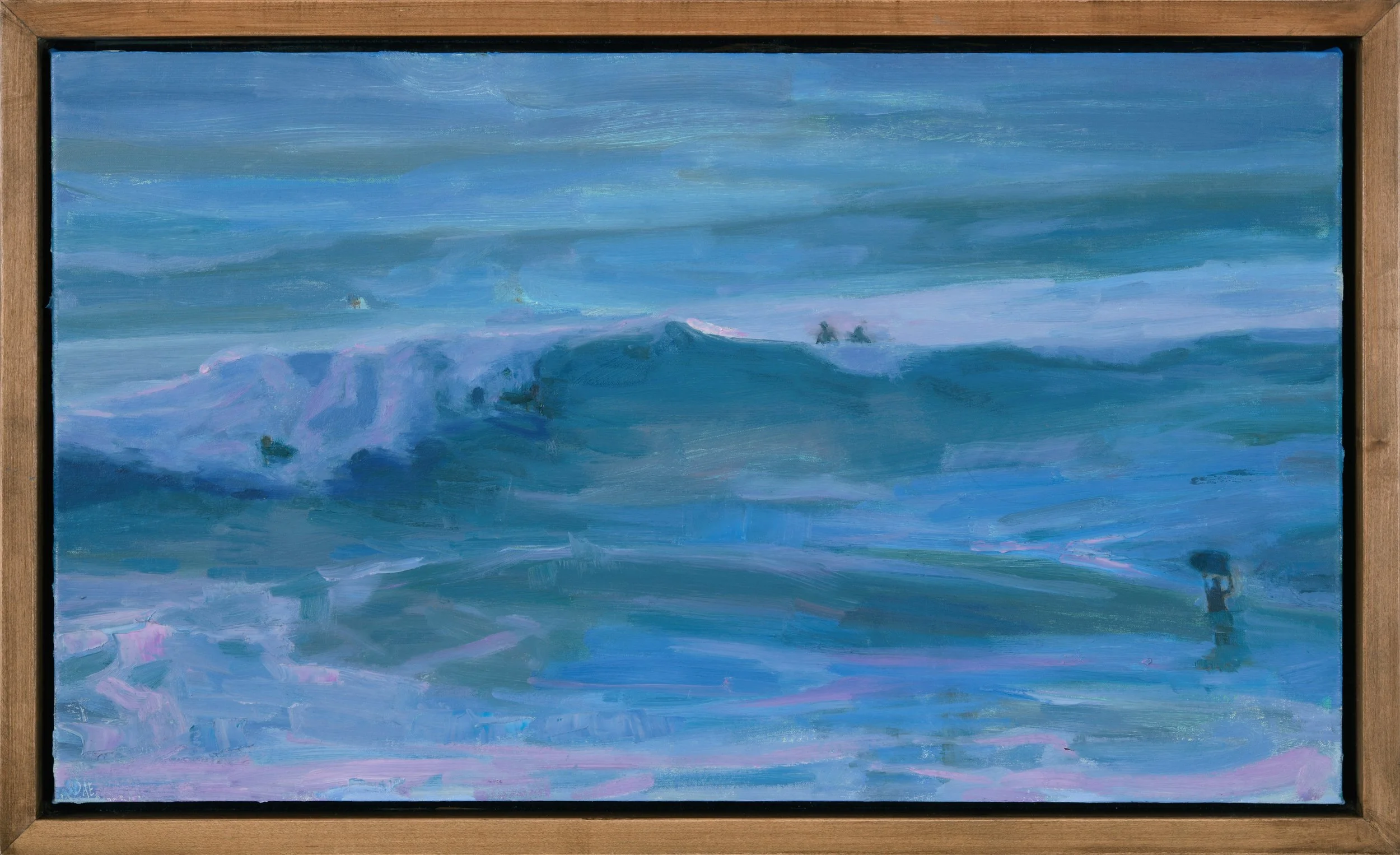 After school at Pa’ia Bay-
Hawai’i is known for traditional surfing and while that is mostly what I enjoy these days I feel like
boogie boarding or “bodyboarding” is more common. Most keiki (kids) learn to catch waves first
on a boogie board. You als