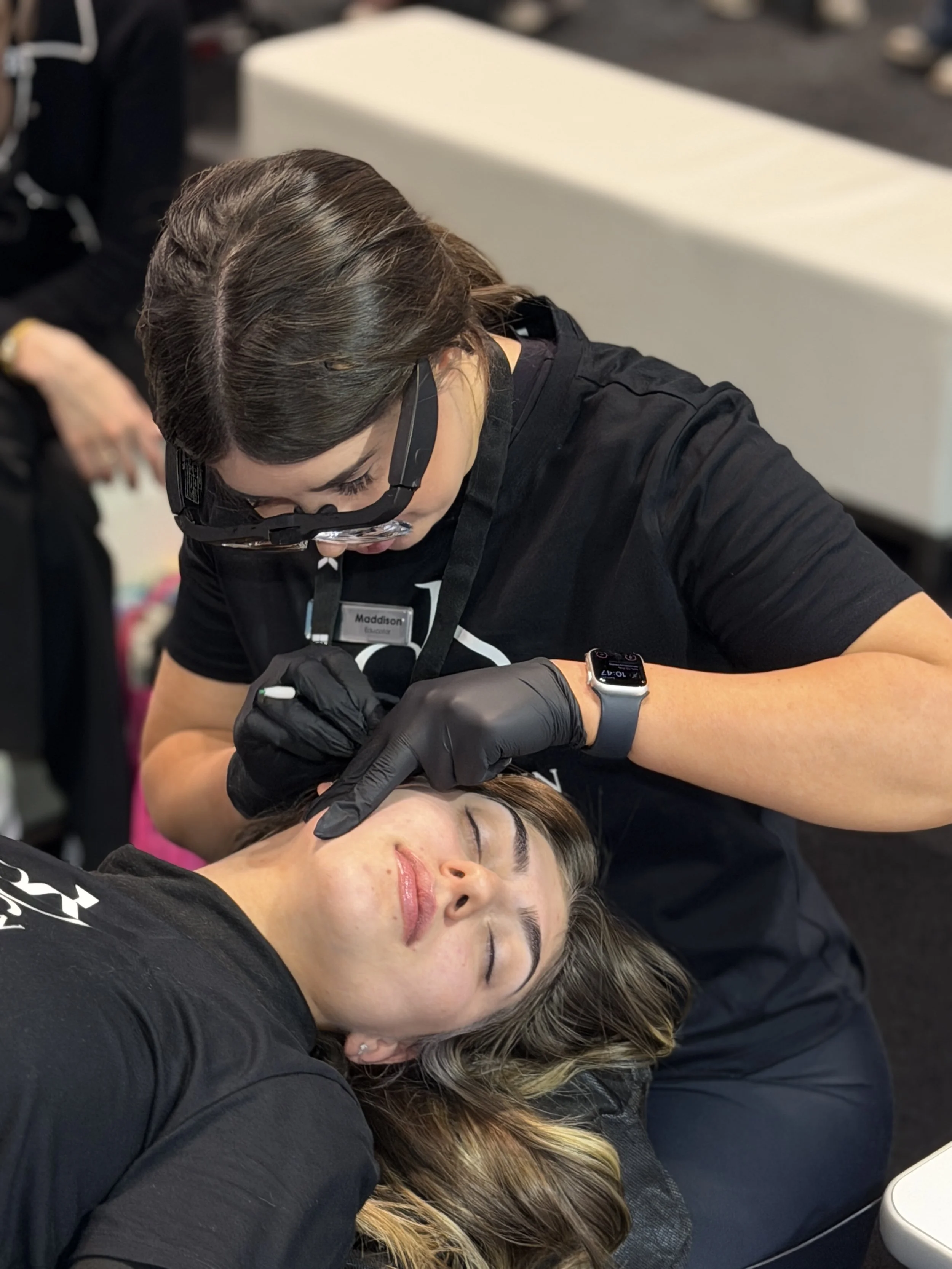 IVY Skin therapist performing electrolysis treatment in Padstow Heights