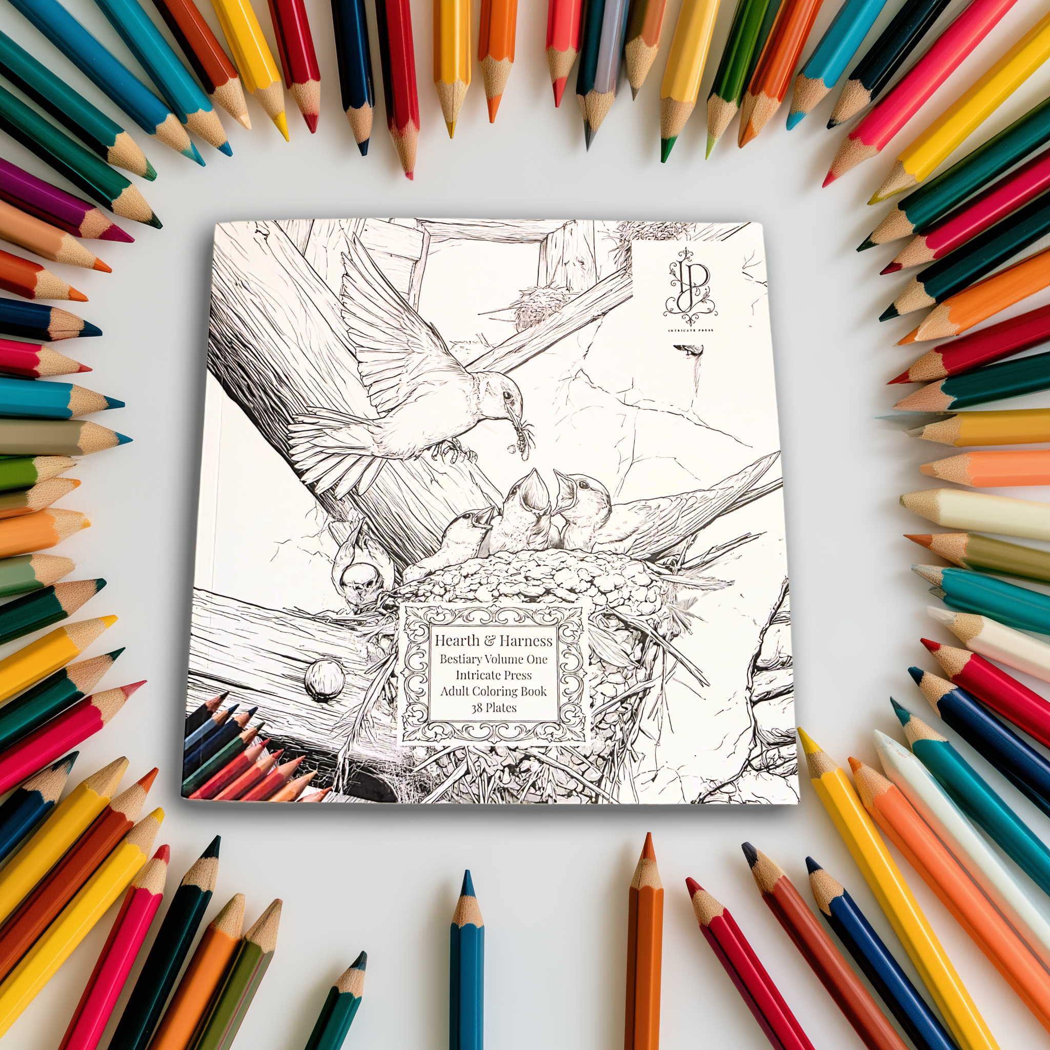 Hearth & Harness Adult Coloring Book