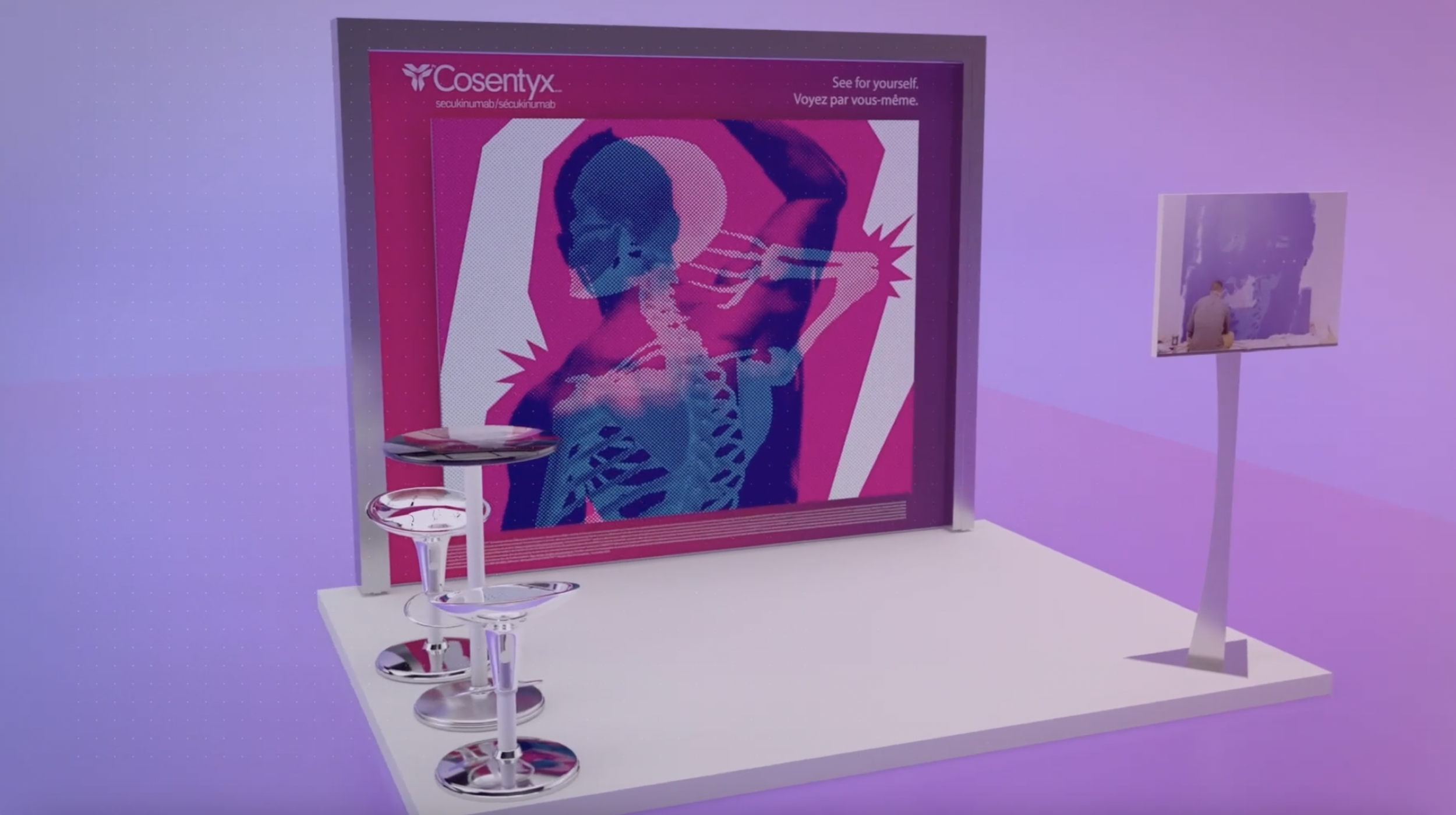 Cosentyx "See For Yourself" Booth