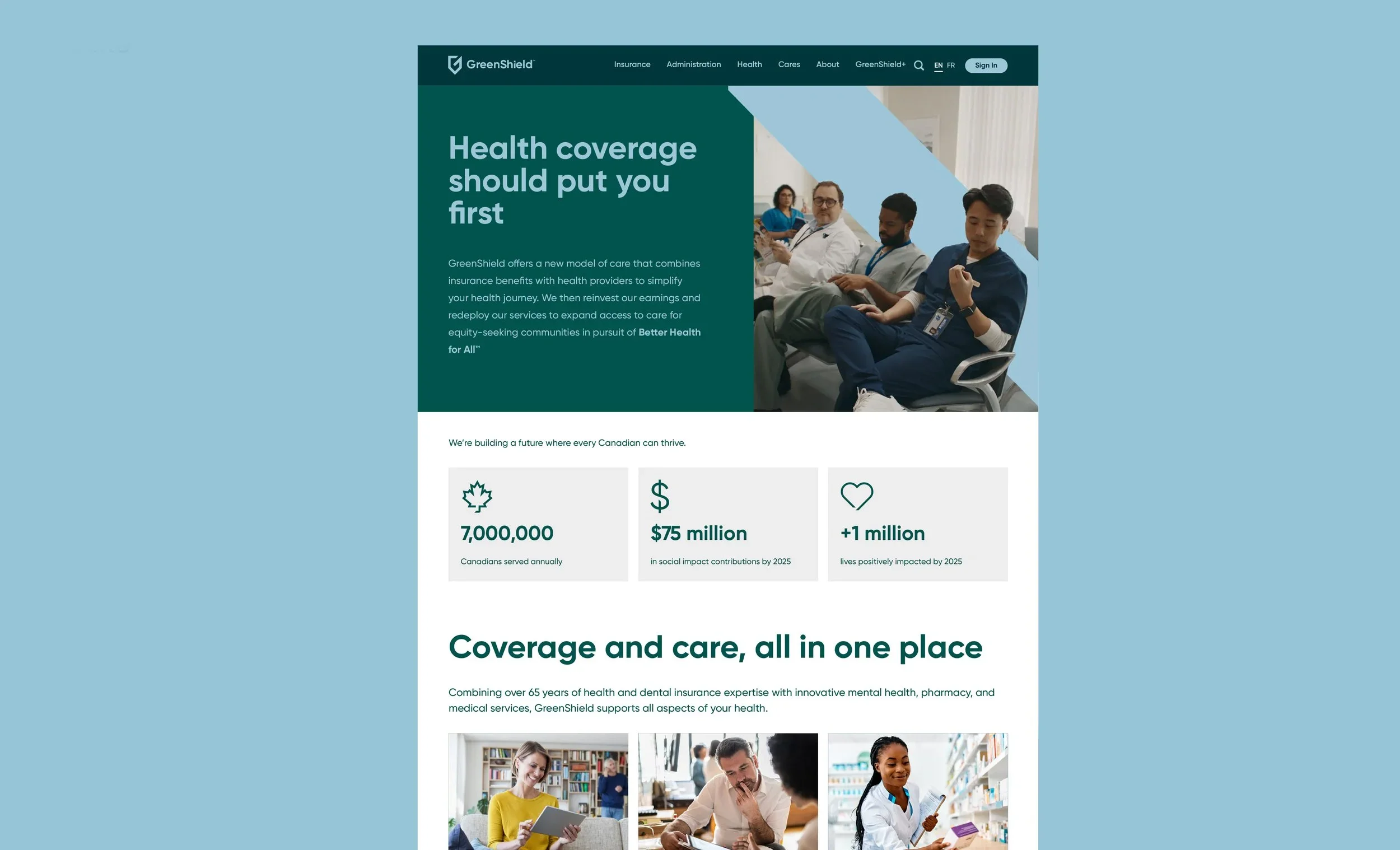 Brand website homepage.webp