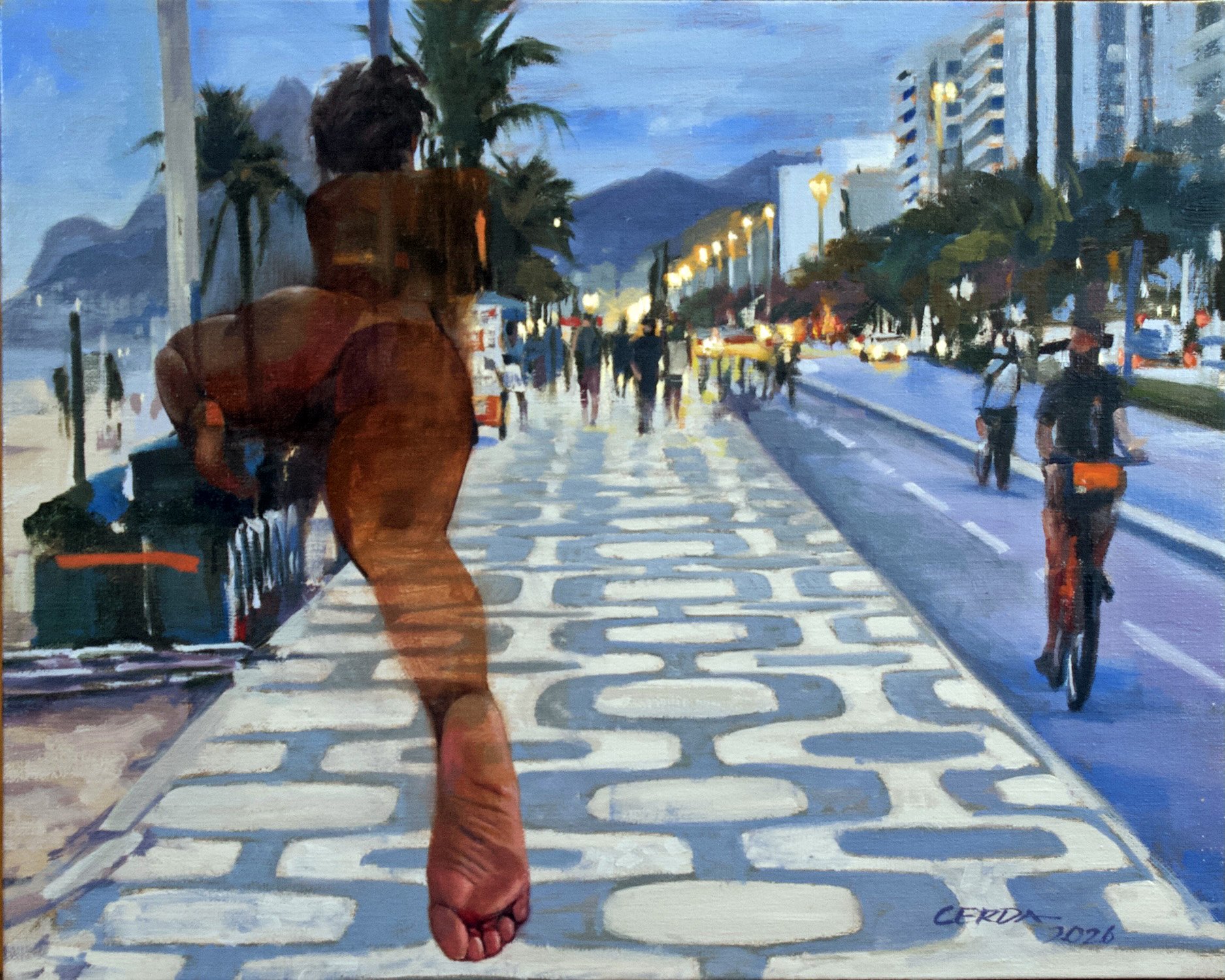 "A Garota de Ipanema" 16x20 oil on linen