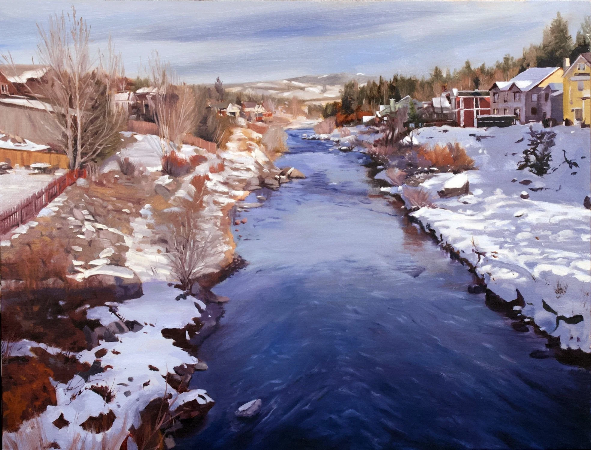 "Truckee River" 20x26 oil on linen