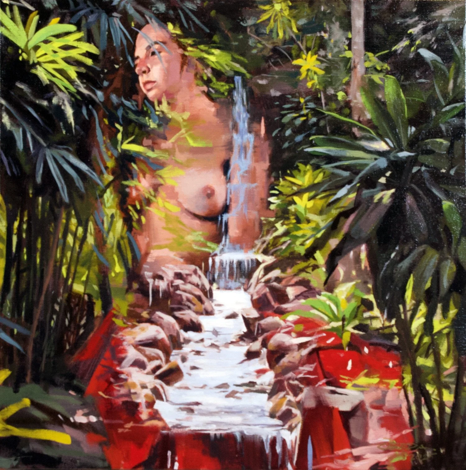 "Tijuca" 16x16 oil on linen