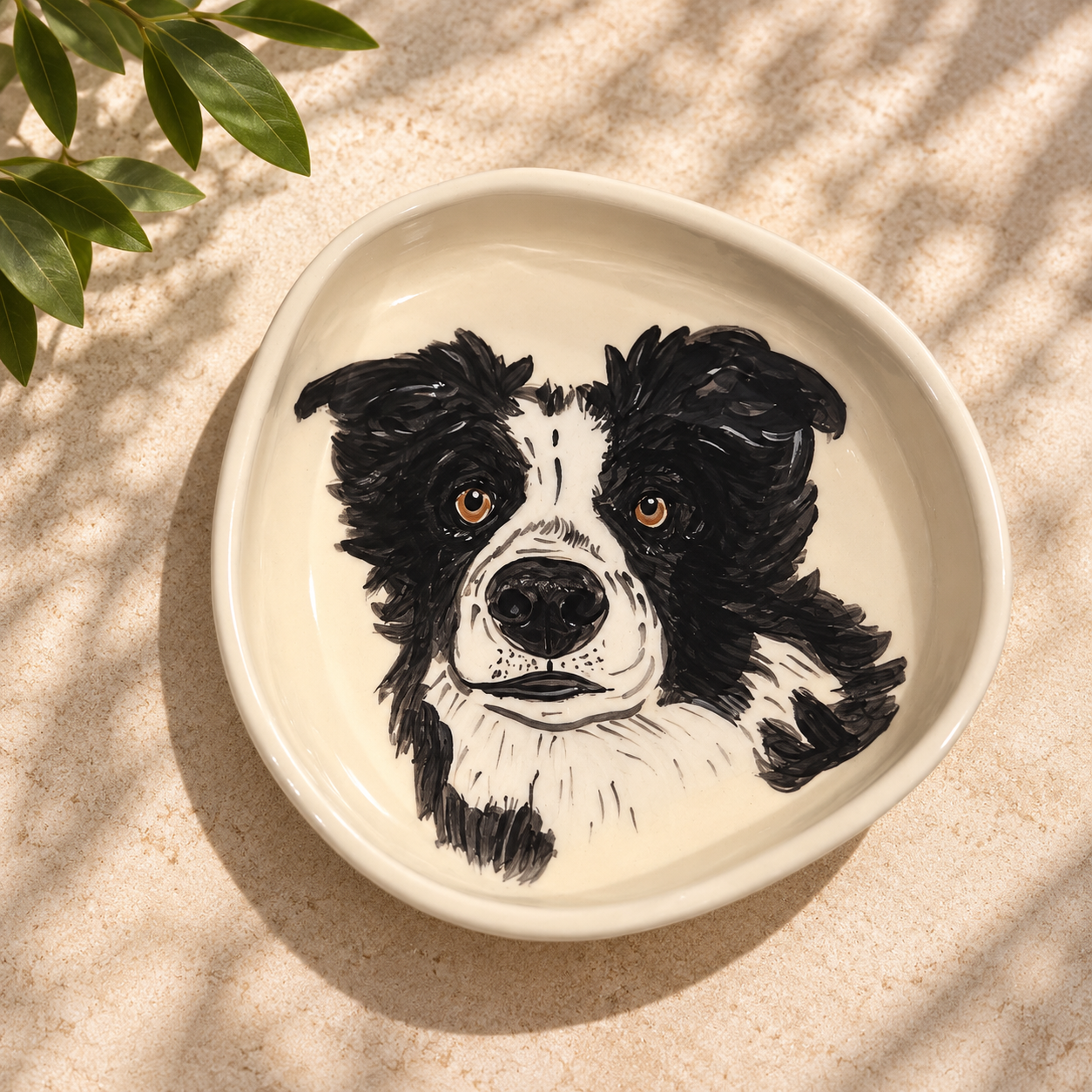 Border Collie Illustrated Ceramic Dish.png