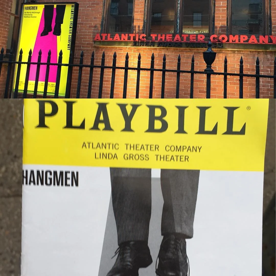 Saturday matinee. 2nd row.
#atlantictheatercompany #mcdonagh #hangmen #theater #hangmenATC