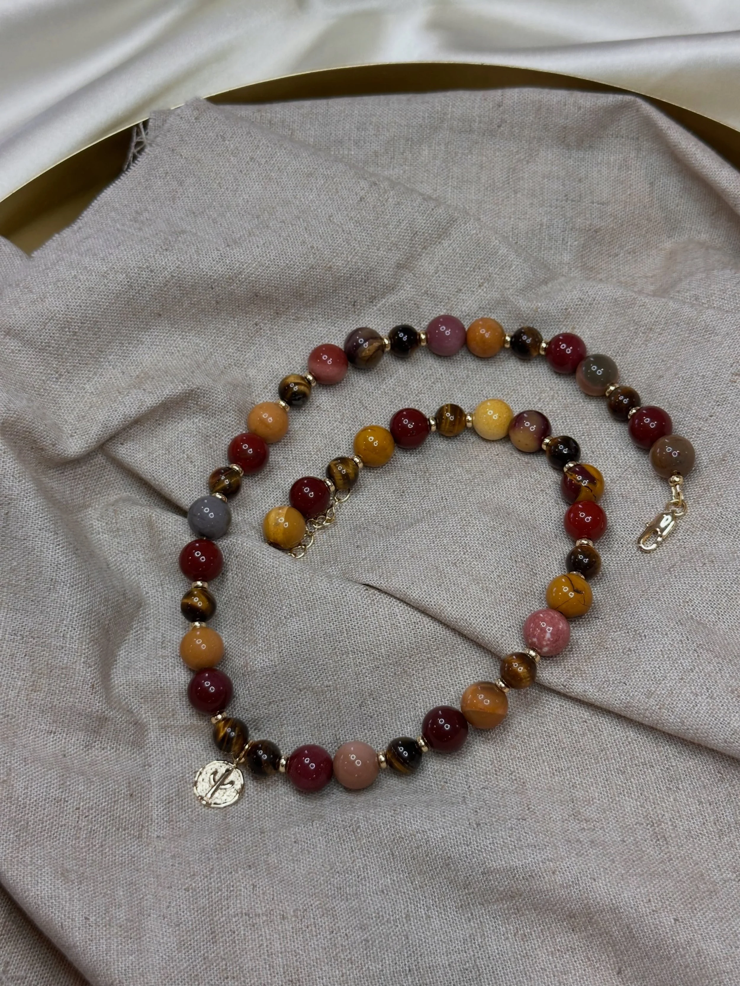 Meet Dune 🌵

Earthy tones, golden details and a little desert soul.

Made with Mookaite, Tiger&rsquo;s Eye and a golden cactus charm, Dune was inspired by wide open spaces, dusty roads and the beauty of the Australian landscape.

For the girls with 