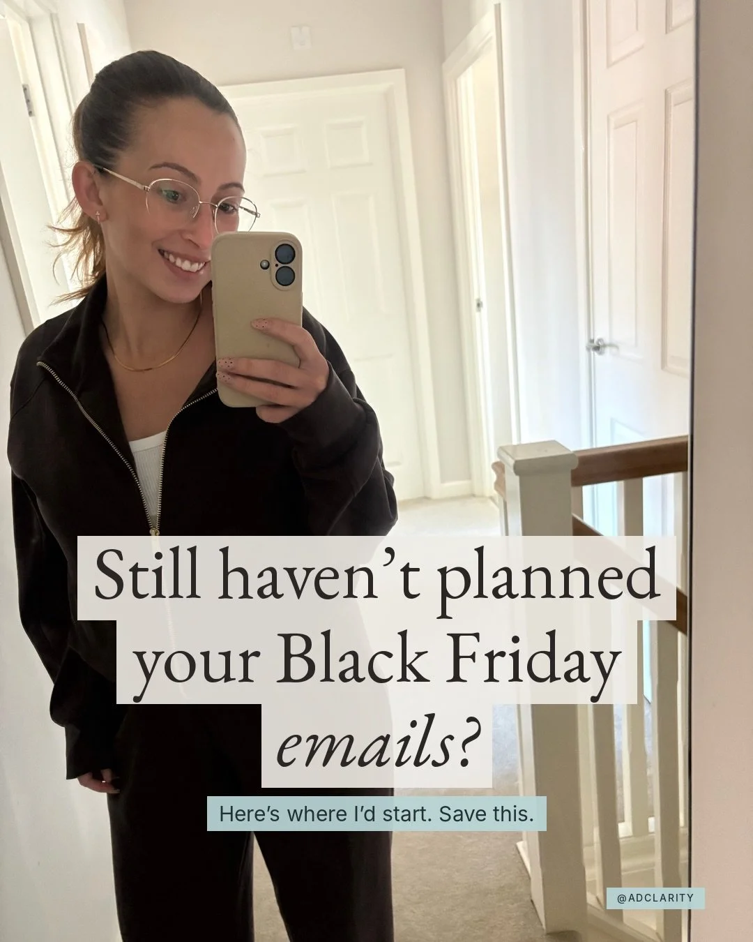 Black Friday is next month.
A few email checks to do before the sale:
&rarr; Stop selling to people who already bought
&rarr; Engaged people first
&rarr; One email, one job
&rarr; Look at your abandoned cart flow
That&rsquo;s only some of it. Want th