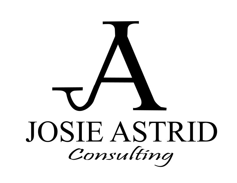 A logo for a consulting agency called Josie Astrid Consulting.