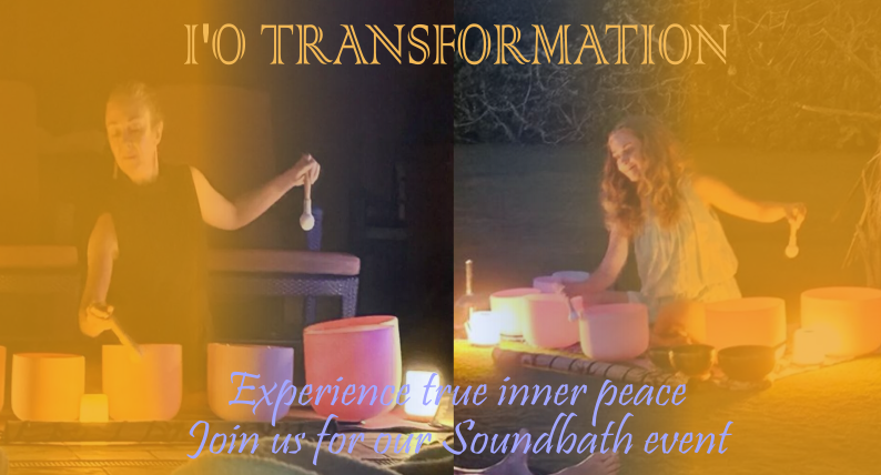 A promotional image for an event hosted by a company called I'o Transformation.