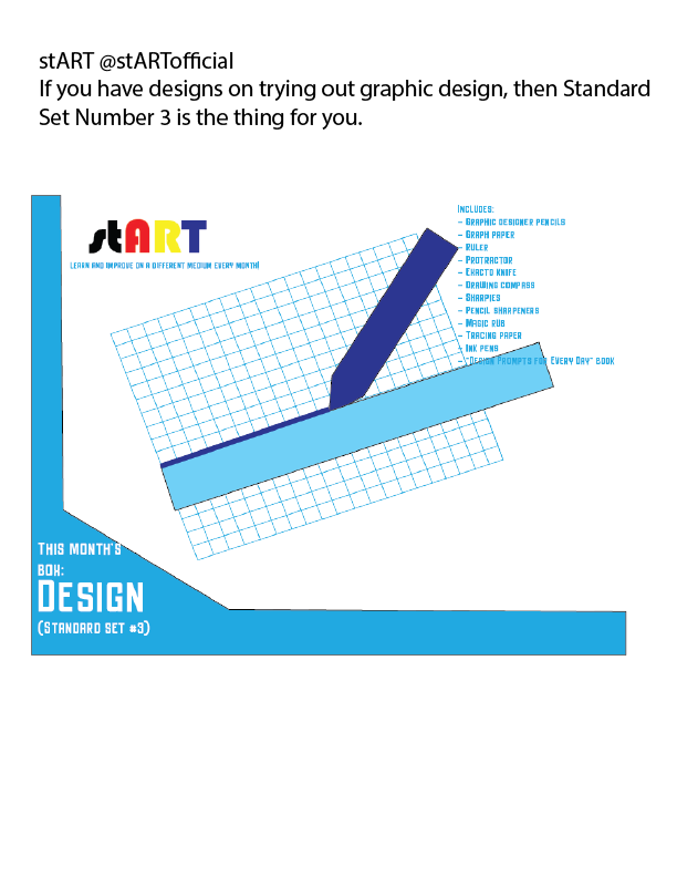 A social media post promoting the design box.