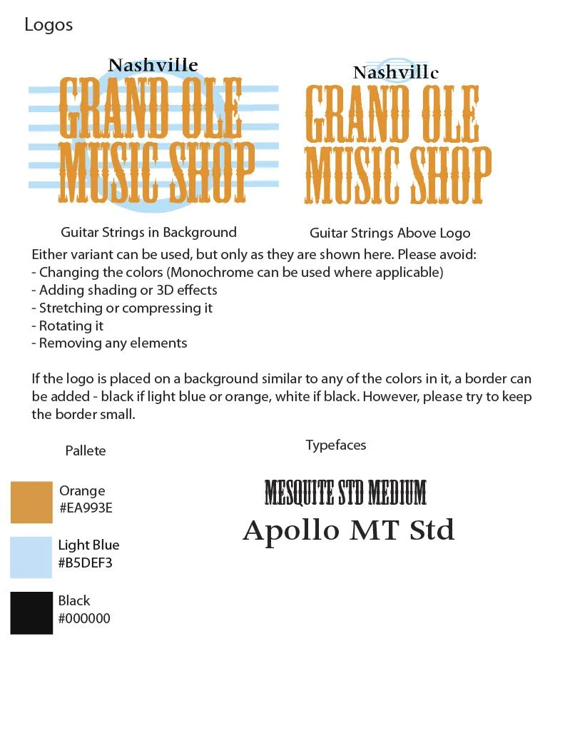 Nashville Grand Ole Opry Shop (Junior Year of College, April 2021)