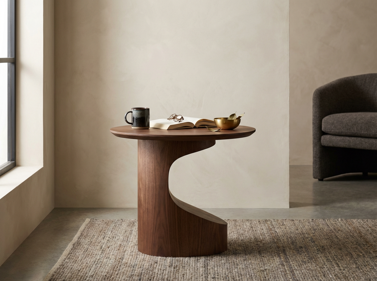 Walnut Side Table