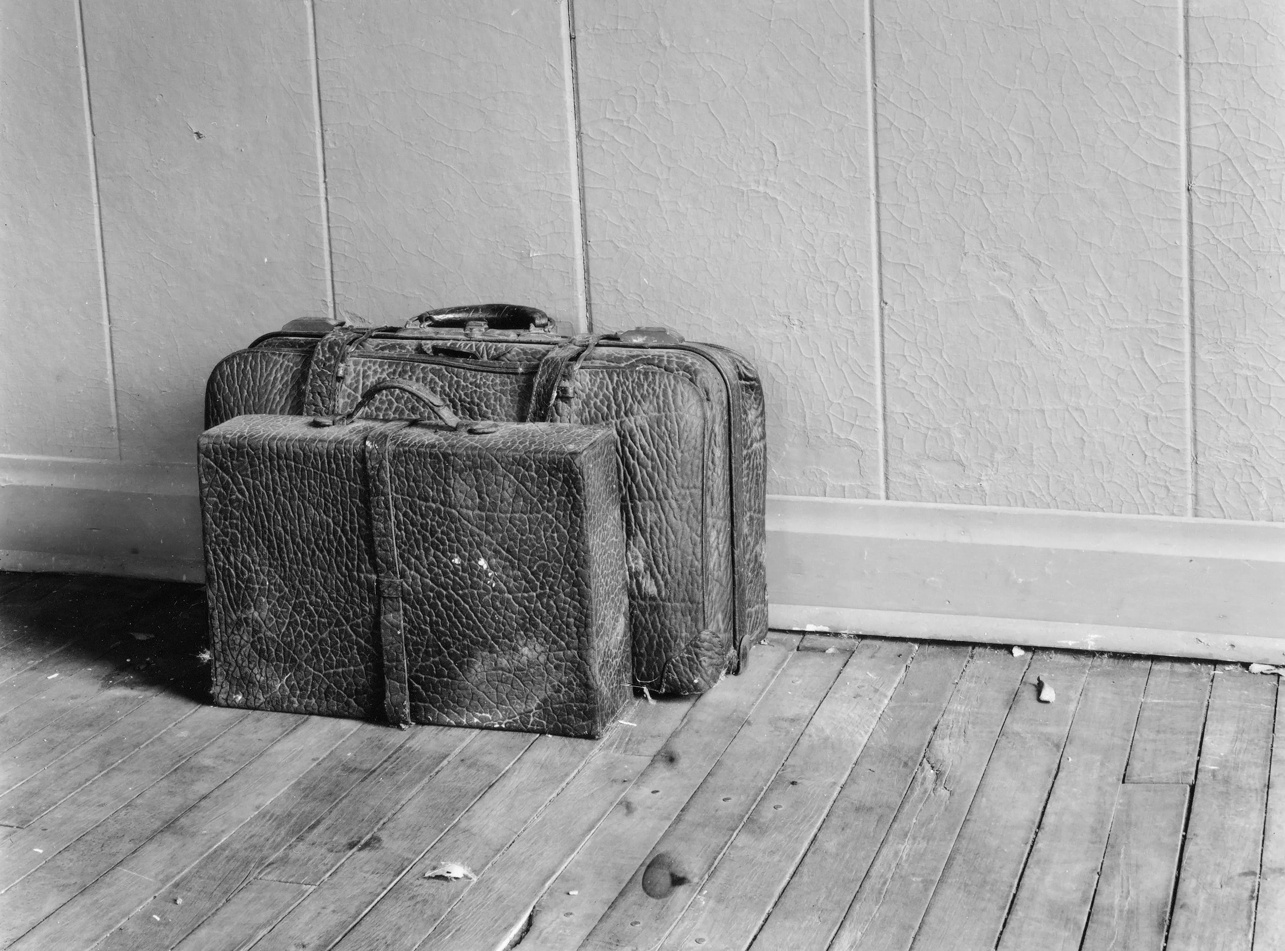 Traveling On, 12x14", b&w print