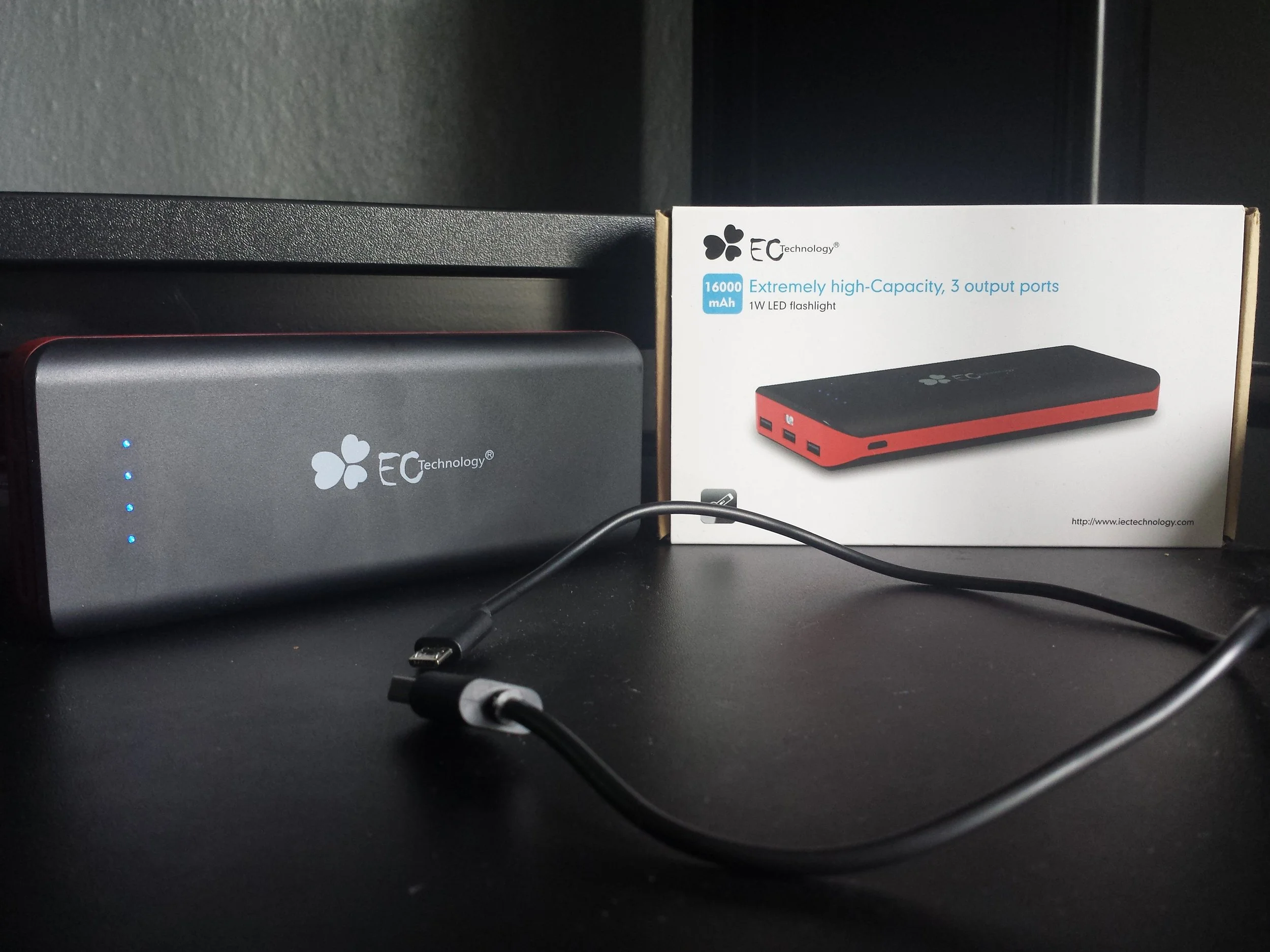 EC Technology 1600mAh power bank review