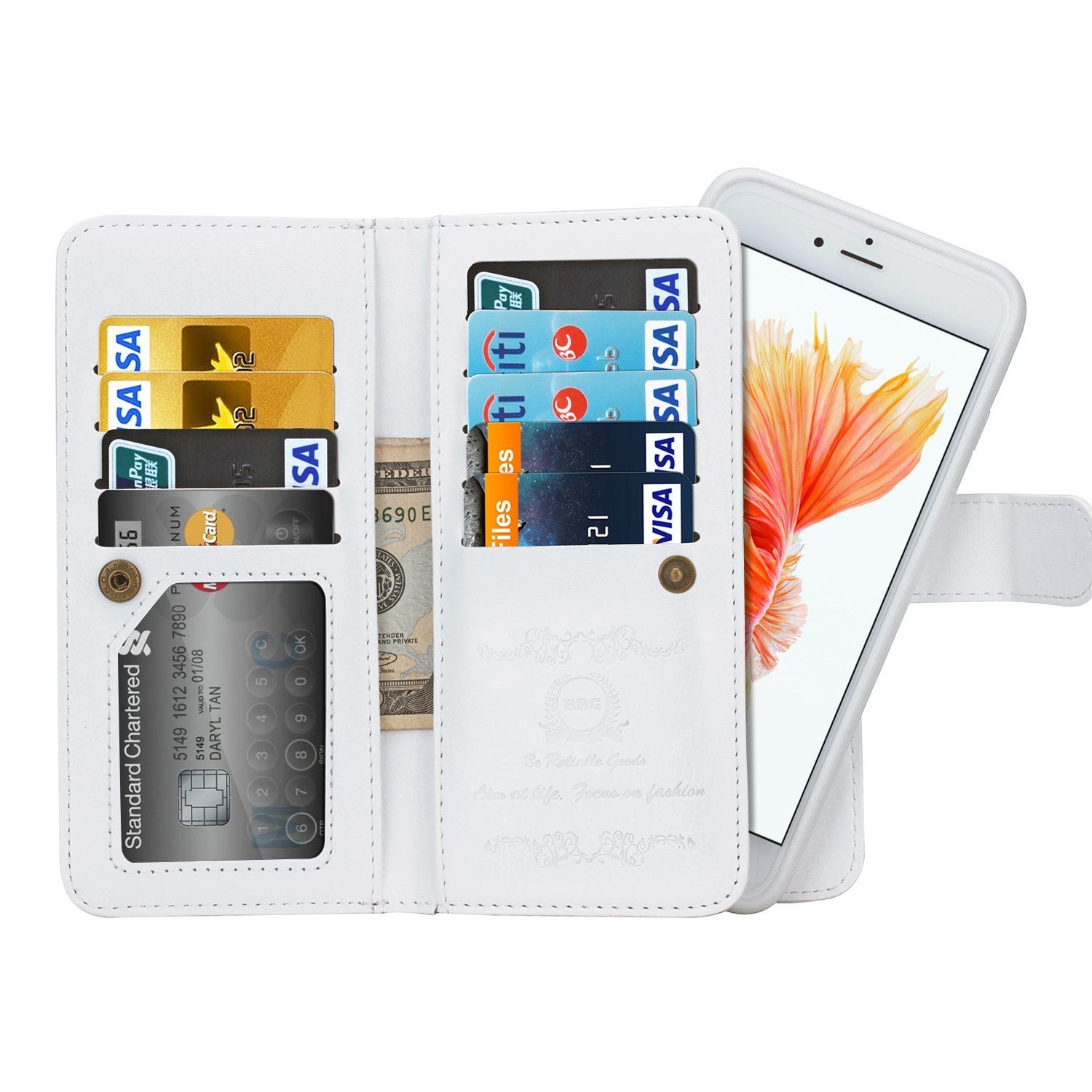 BRG 2nd Generation Folio Wallet Case for iPhone 6