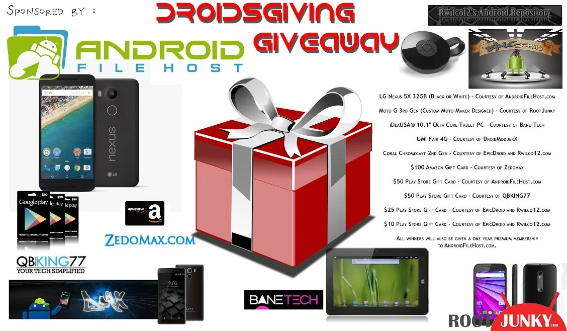 Droidsgiving Giveaway - Where We Give Back To You!