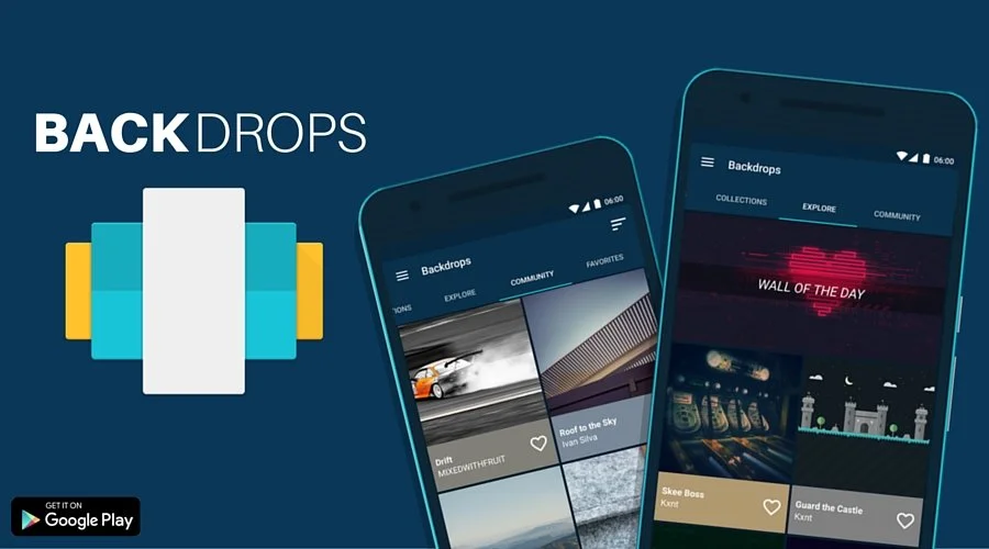 Backdrops - A unique wallpaper app for Android