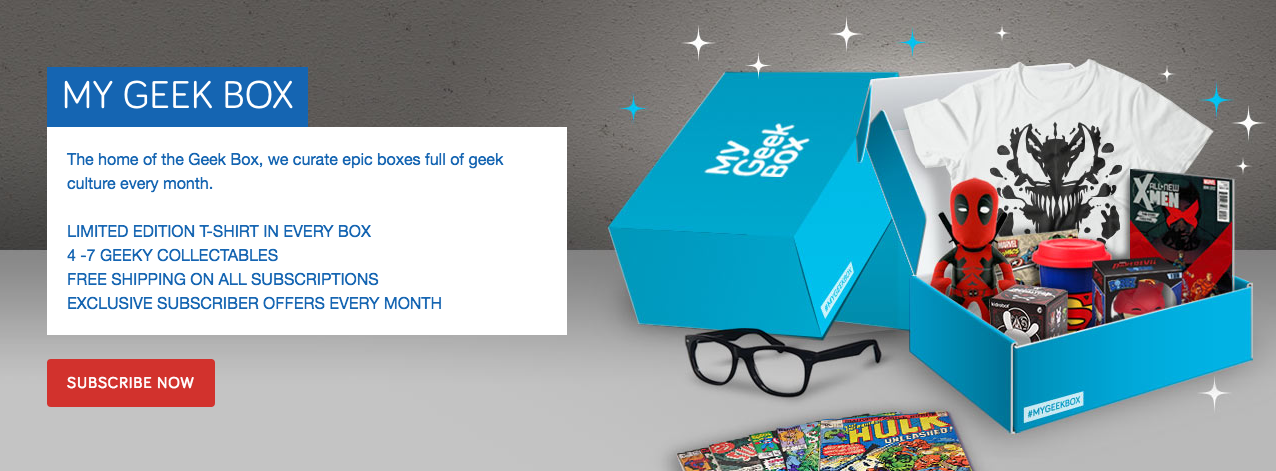 Free gifts geek box - Batman Vs. Superman