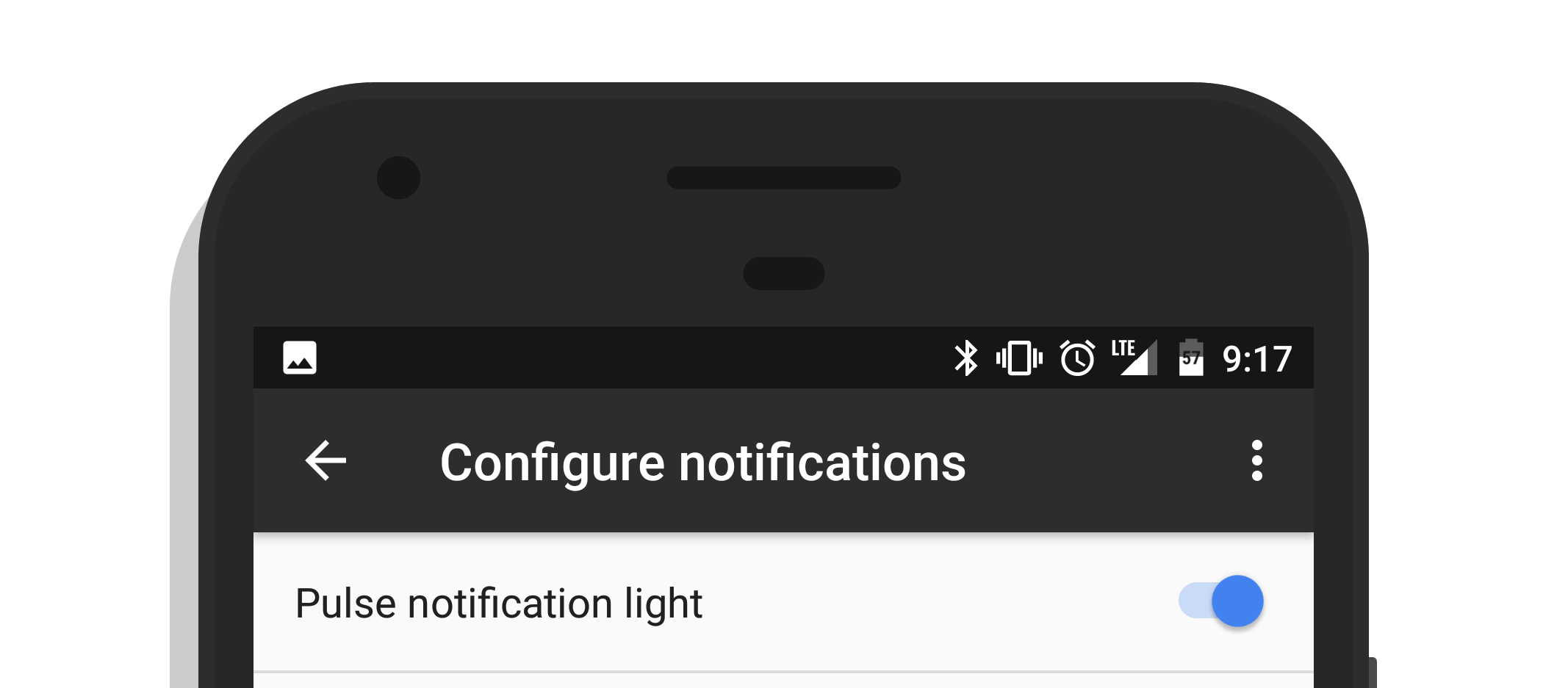 How to turn on notification led light Google Pixel