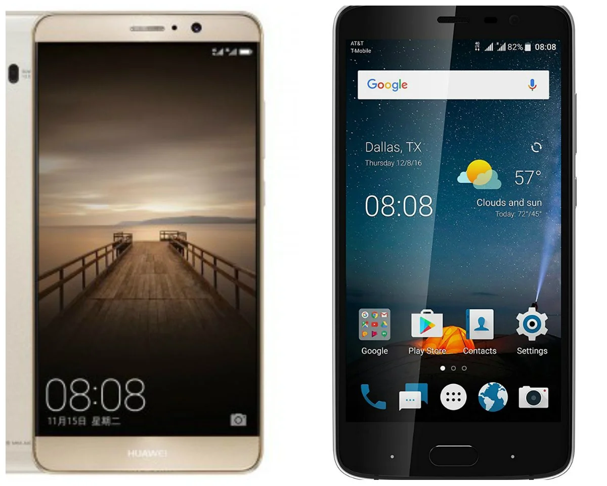 My Mate 9 and Blade V8 Pro experience