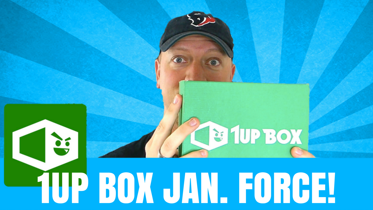 1Up Box January unboxing review - Force Theme