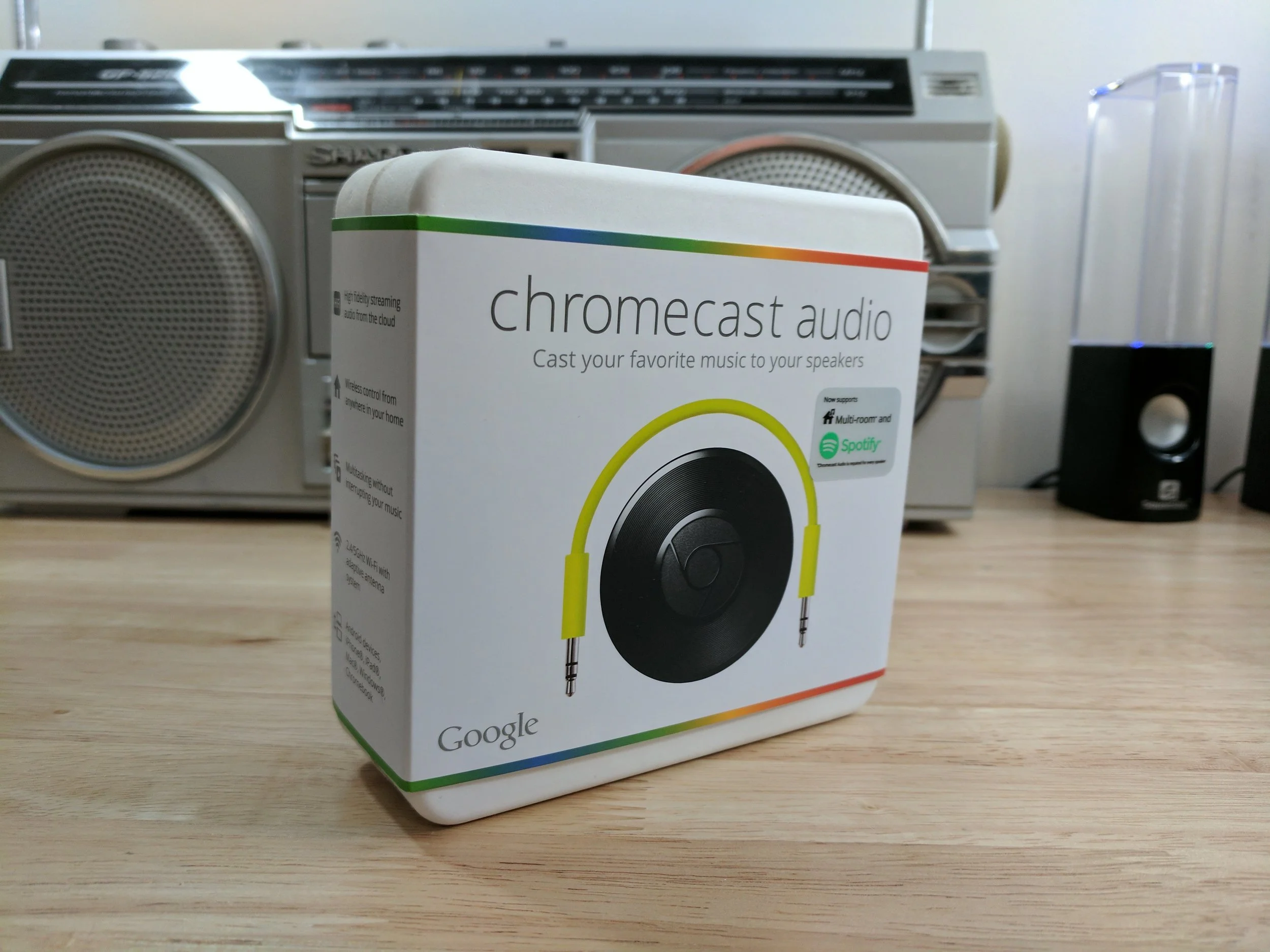 Repurpose old speakers with Chromecast Audio