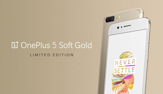 OnePlus 5 Soft Gold is the new color! Is it what you thought they were teasing about?